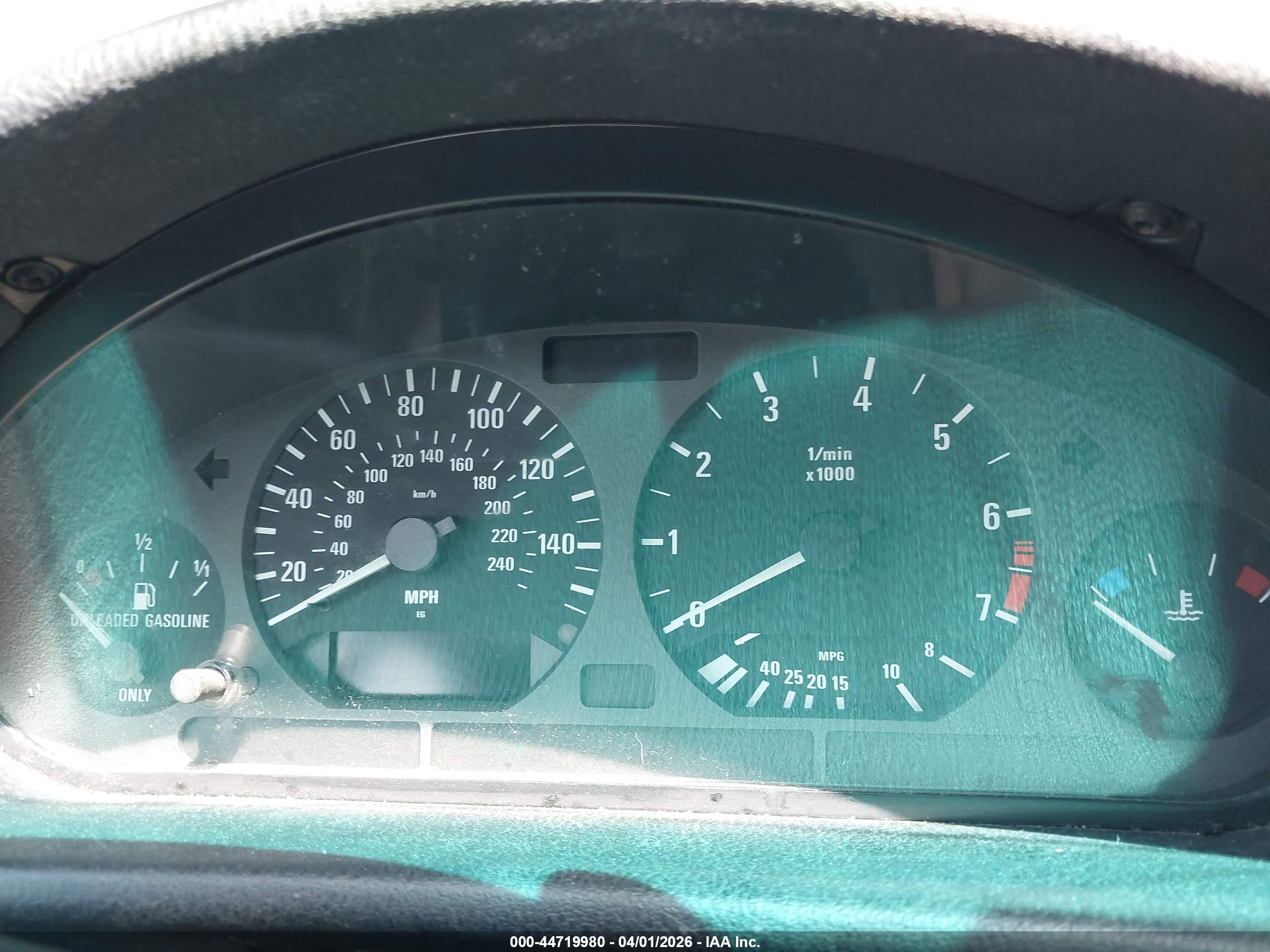 1999 Bmw 328ic   Blue vin: WBABK7333XET67325