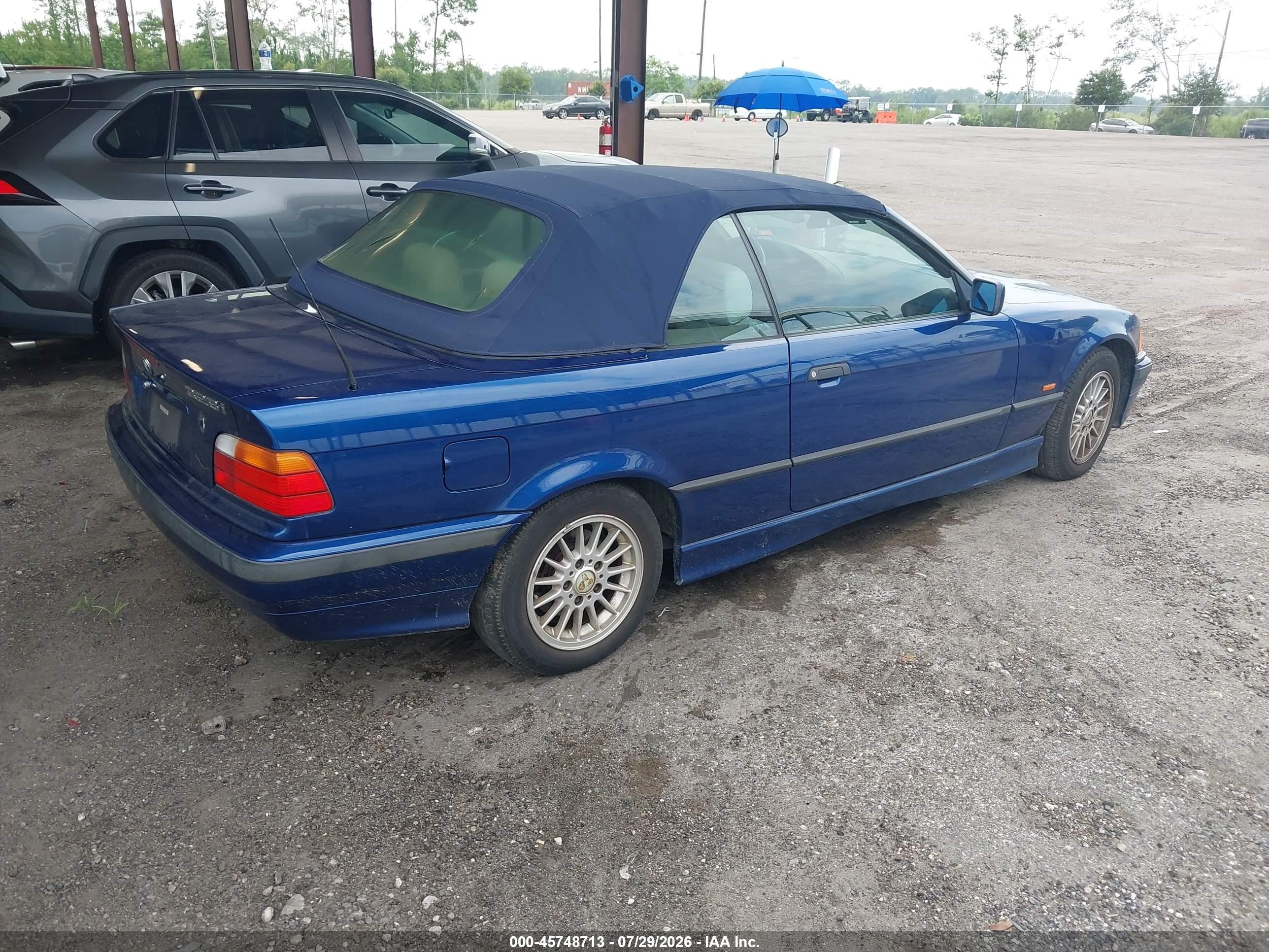 1998 Bmw 328ic   Blue vin: WBABK7335WET66983