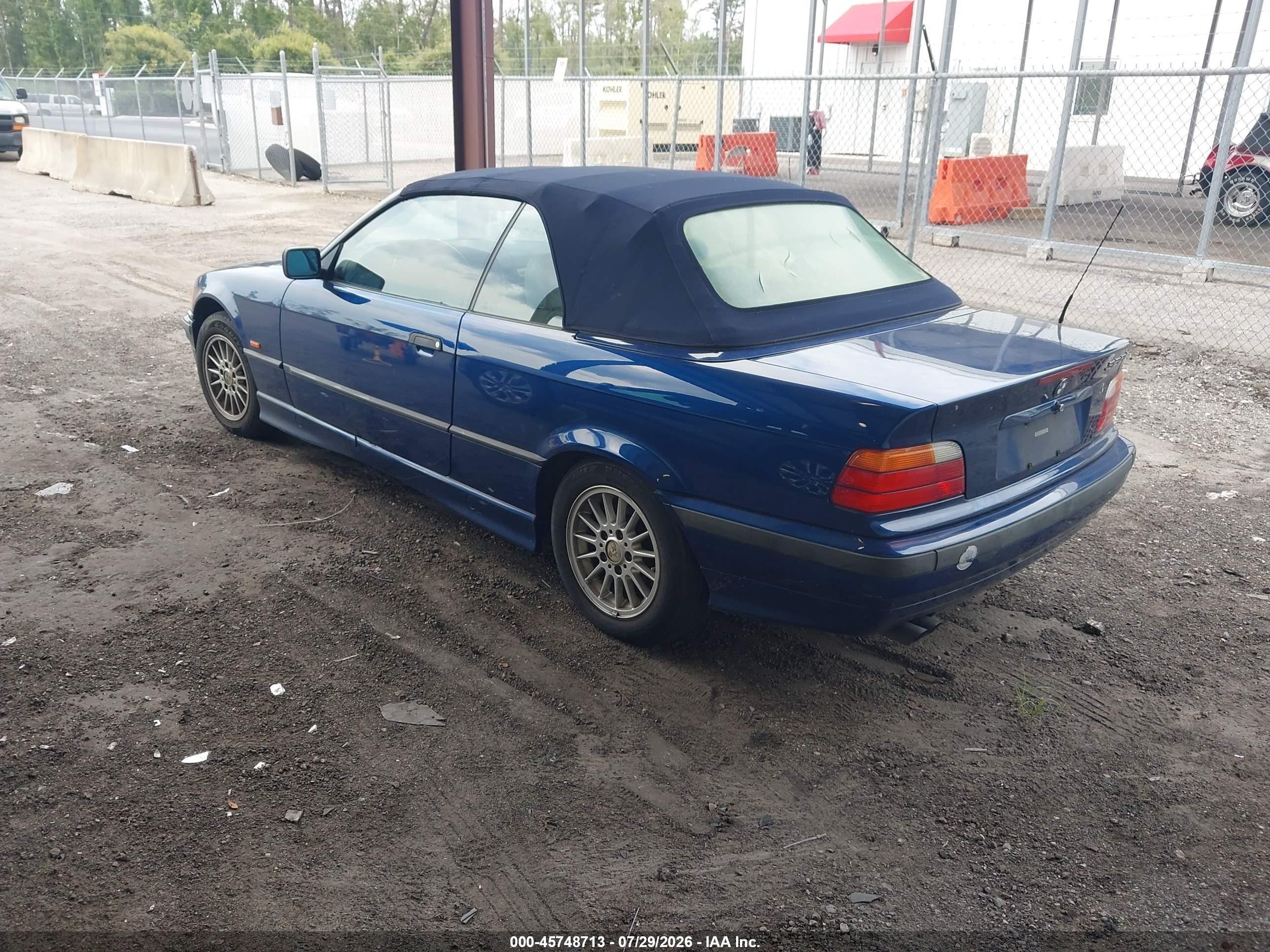 1998 Bmw 328ic   Blue vin: WBABK7335WET66983