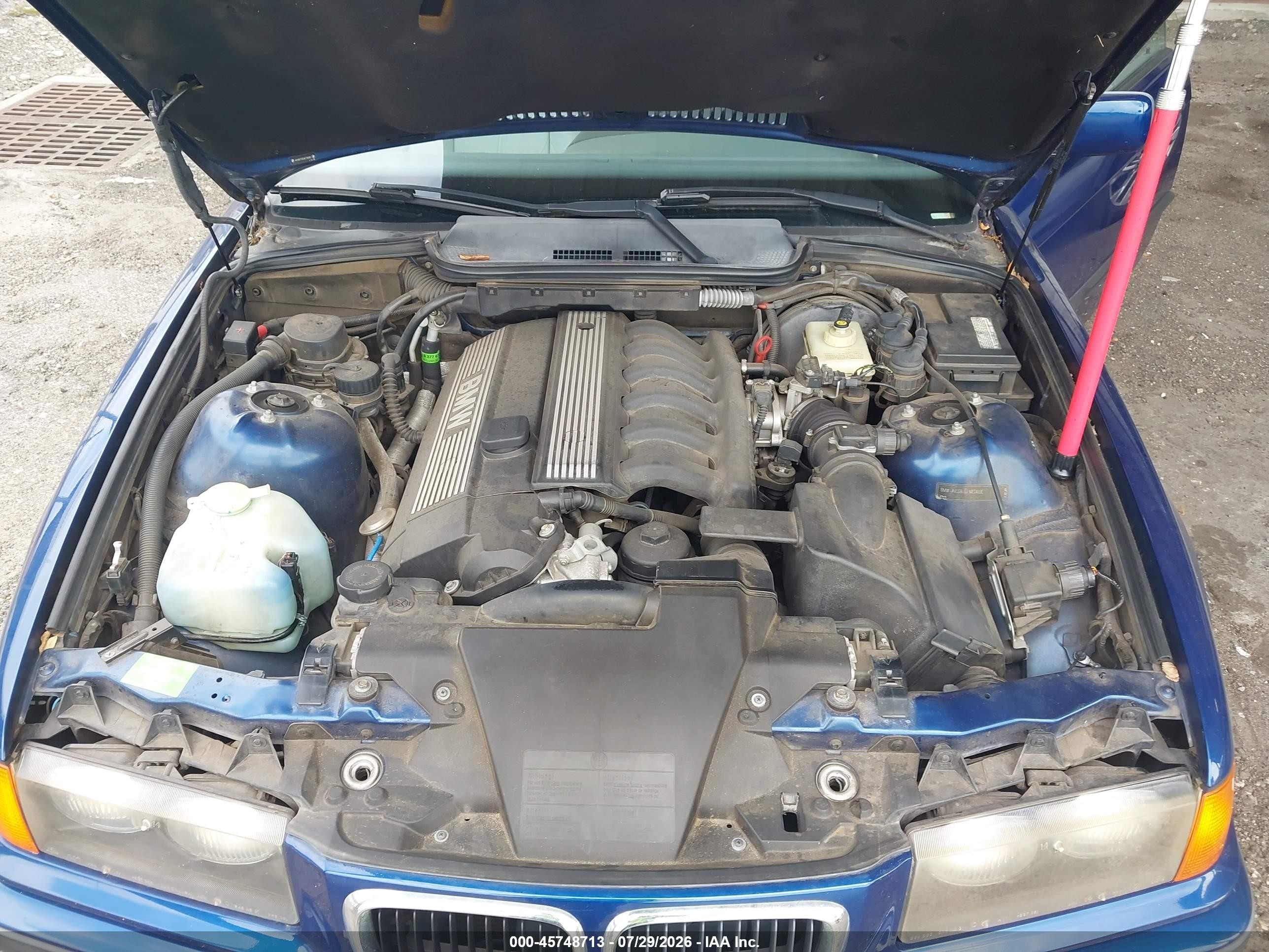 1998 Bmw 328ic   Blue vin: WBABK7335WET66983