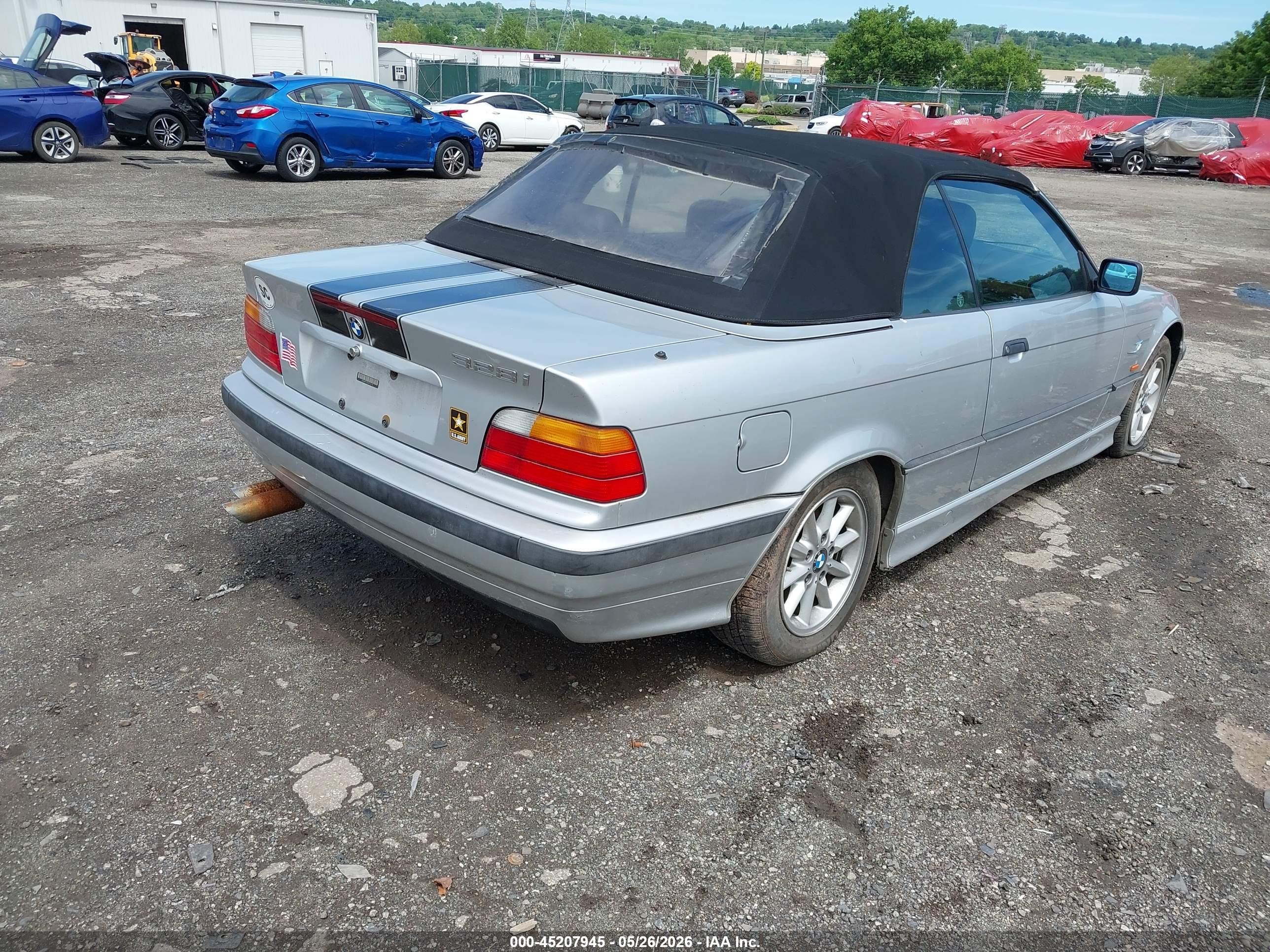 1999 Bmw 328ic   Gray vin: WBABK7335XET67214
