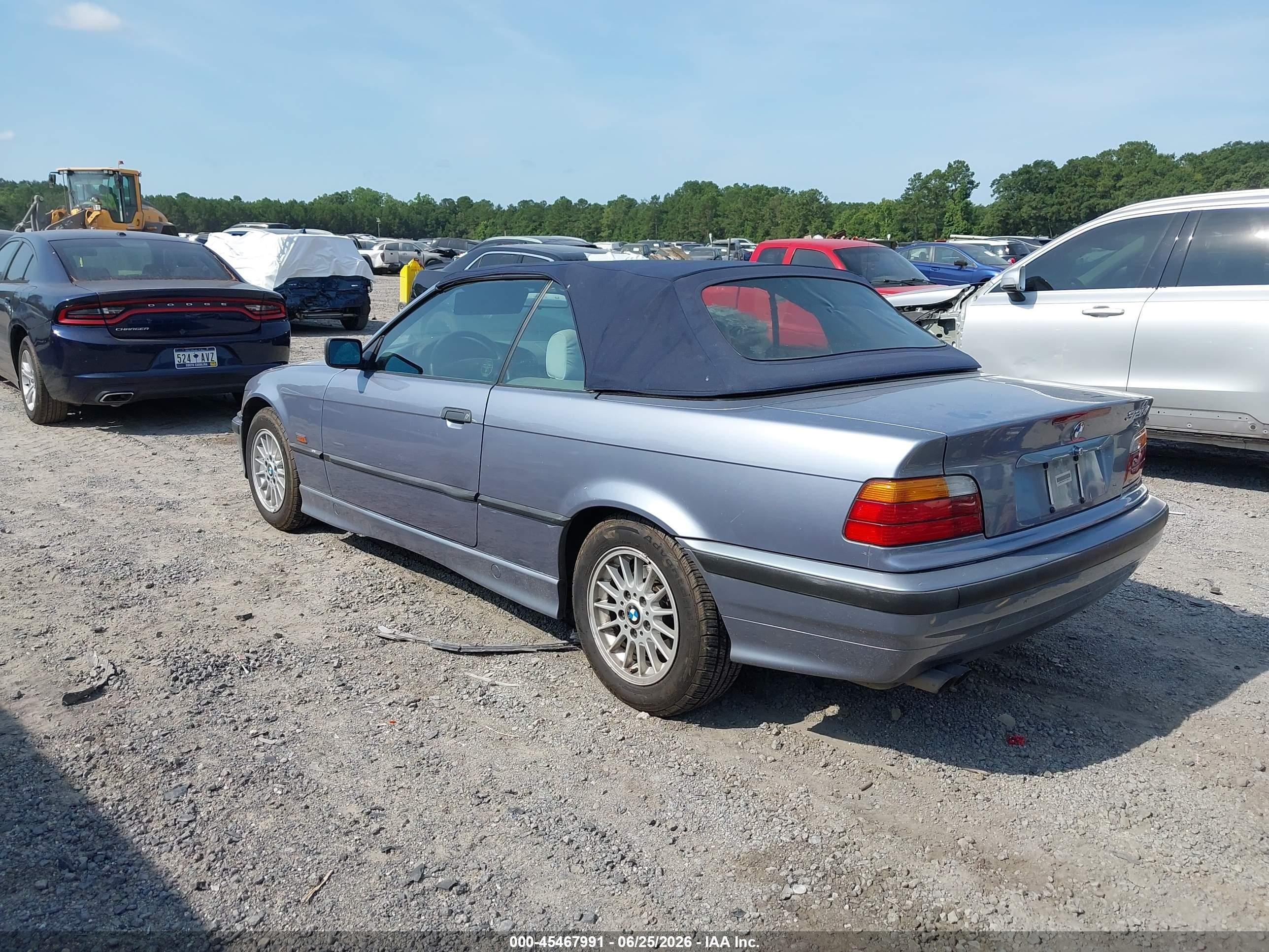 1996 Bmw 328 Ic Automatic Light Blue vin: WBABK8320TET90214