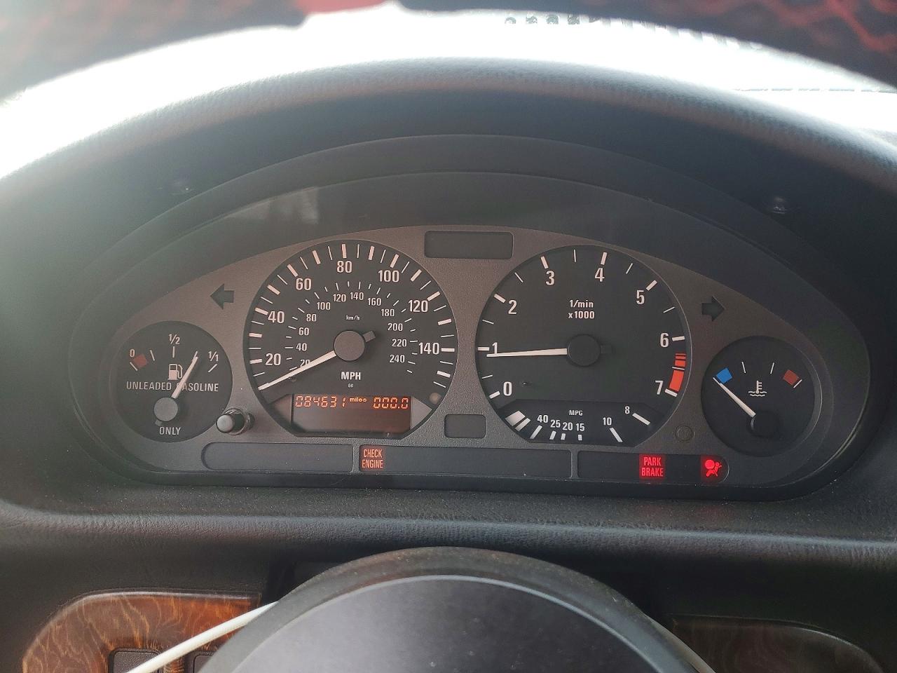 1996 Bmw 328 Ic Automatic Gray vin: WBABK8320TET94683