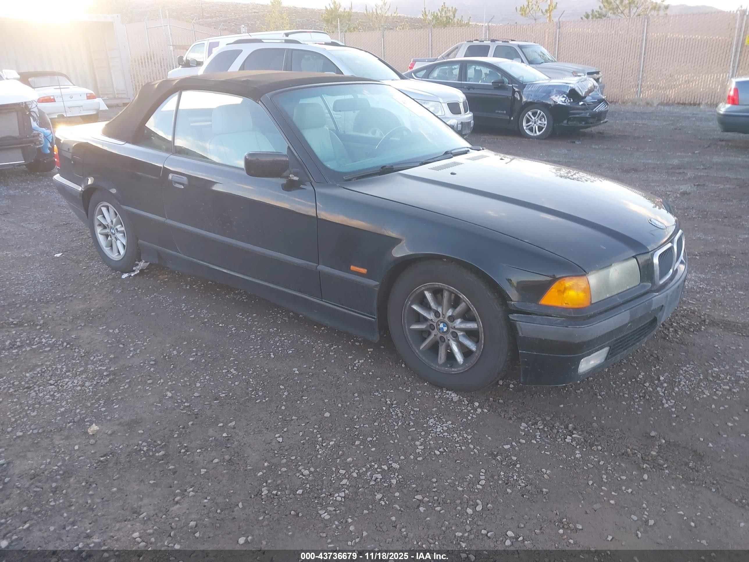 1998 Bmw 328ic   Black vin: WBABK8320WEY87221