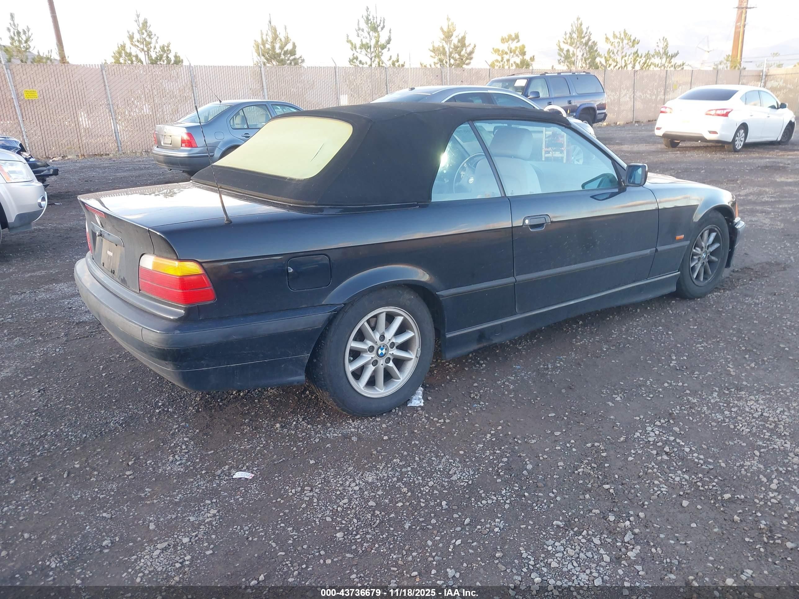 1998 Bmw 328ic   Black vin: WBABK8320WEY87221