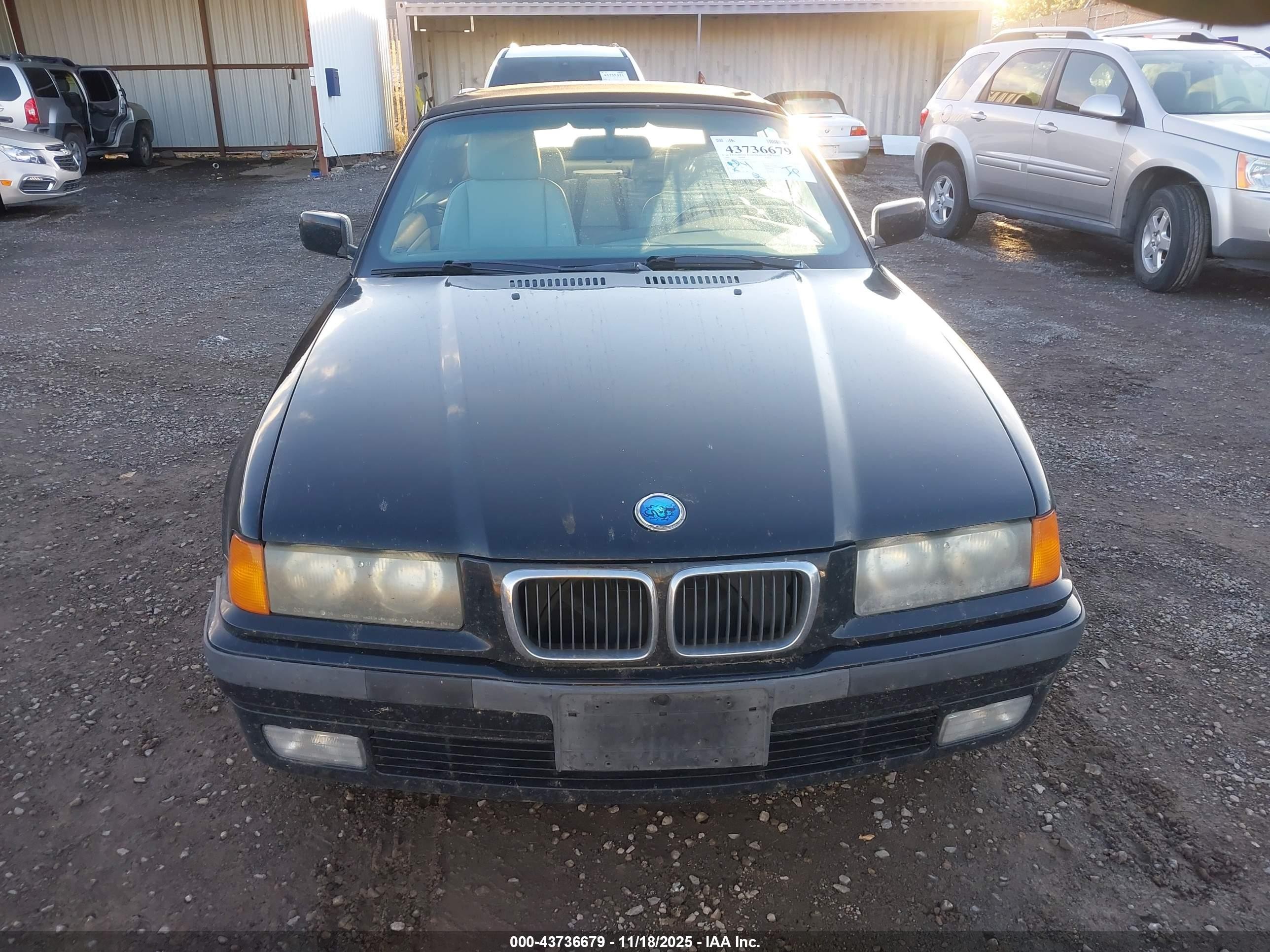 1998 Bmw 328ic   Black vin: WBABK8320WEY87221