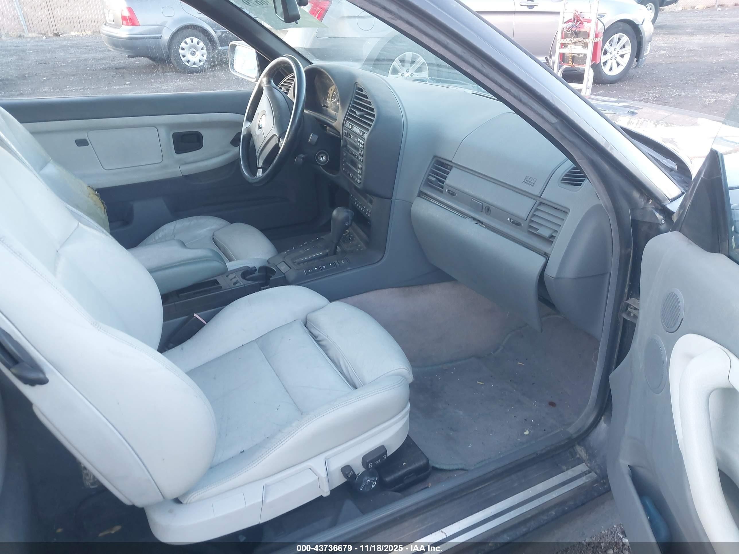 1998 Bmw 328ic   Black vin: WBABK8320WEY87221