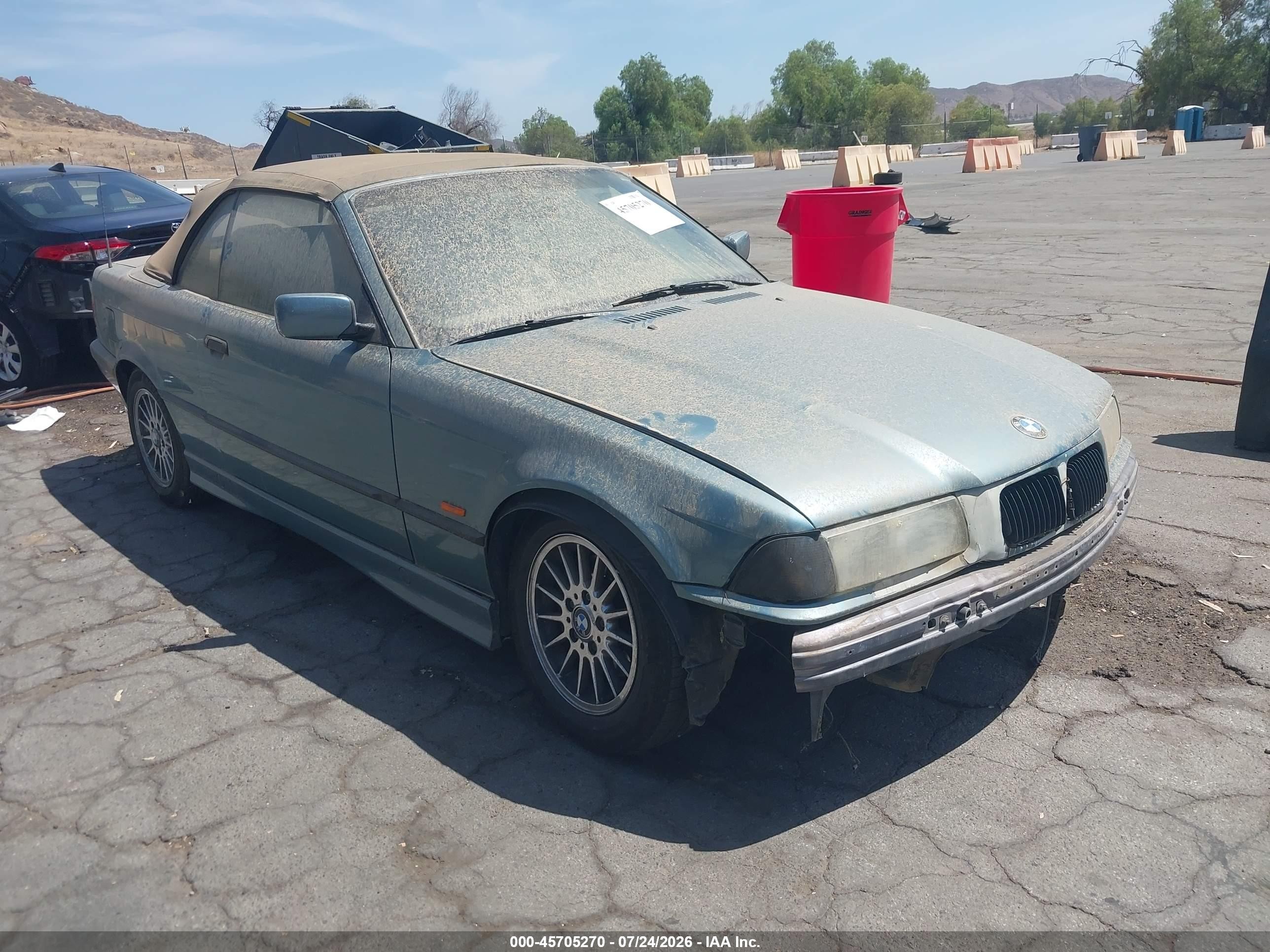 1998 Bmw 328ic   Blue vin: WBABK8320WEY87560