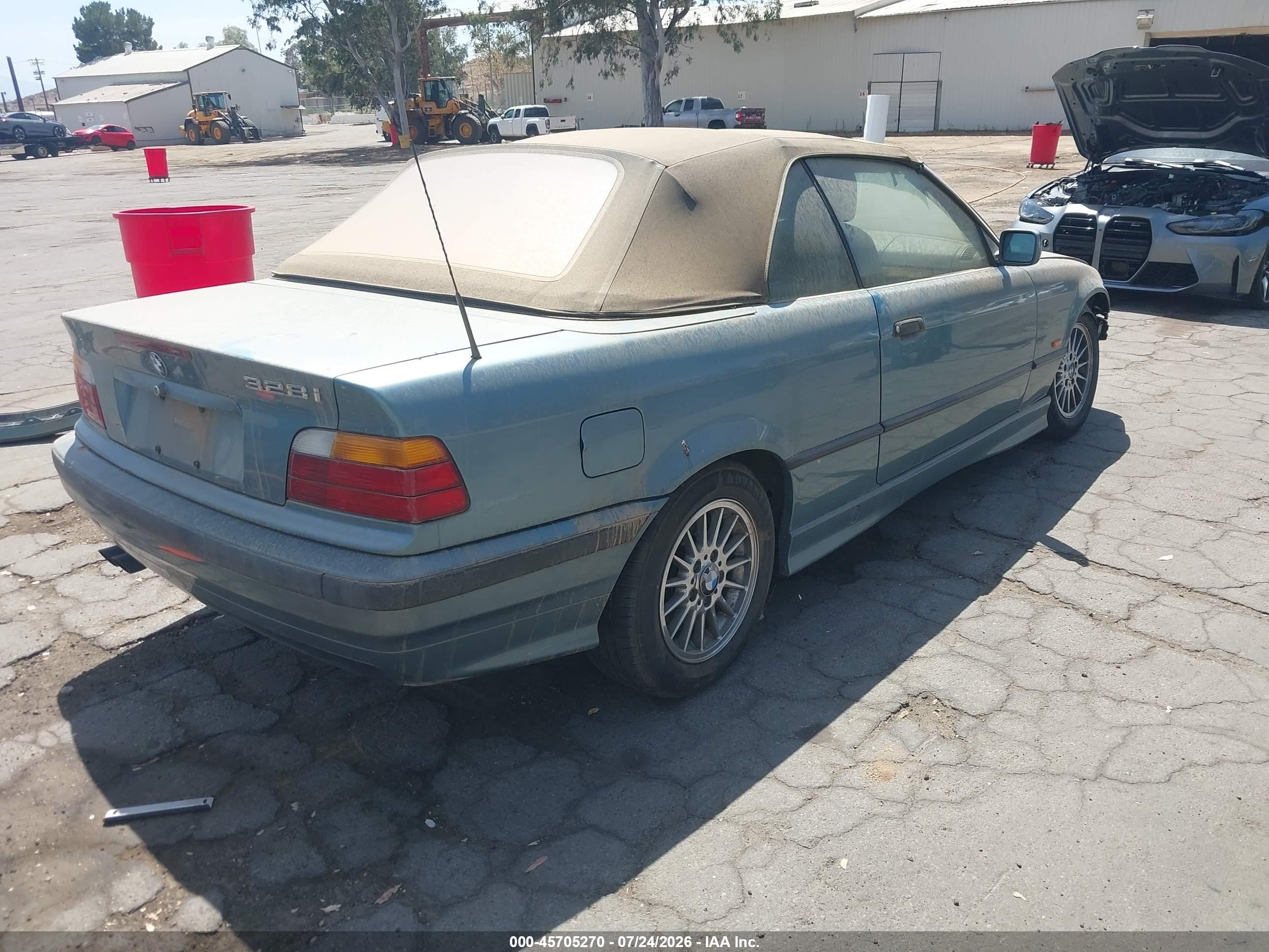 1998 Bmw 328ic   Blue vin: WBABK8320WEY87560