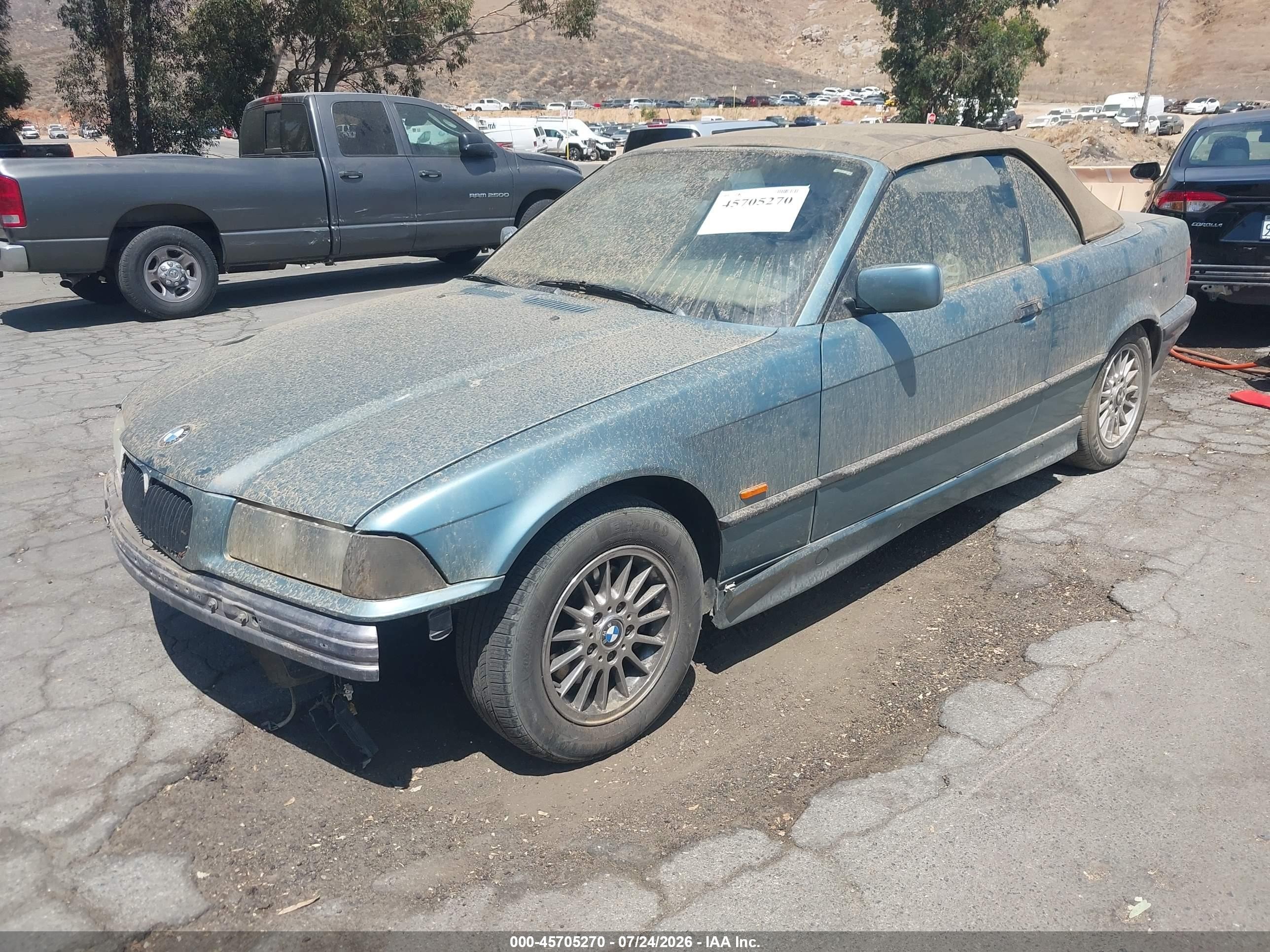 1998 Bmw 328ic   Blue vin: WBABK8320WEY87560
