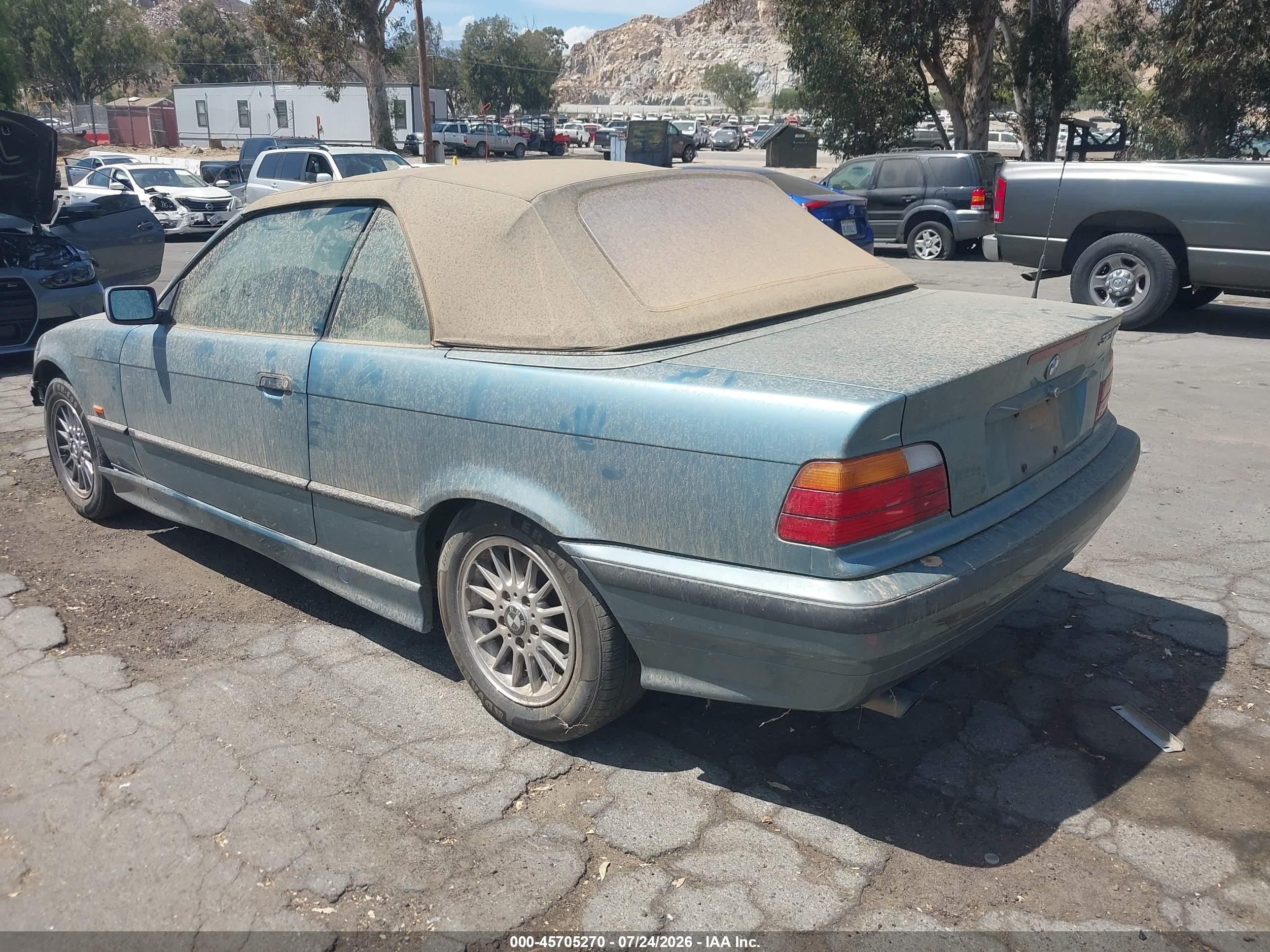 1998 Bmw 328ic   Blue vin: WBABK8320WEY87560