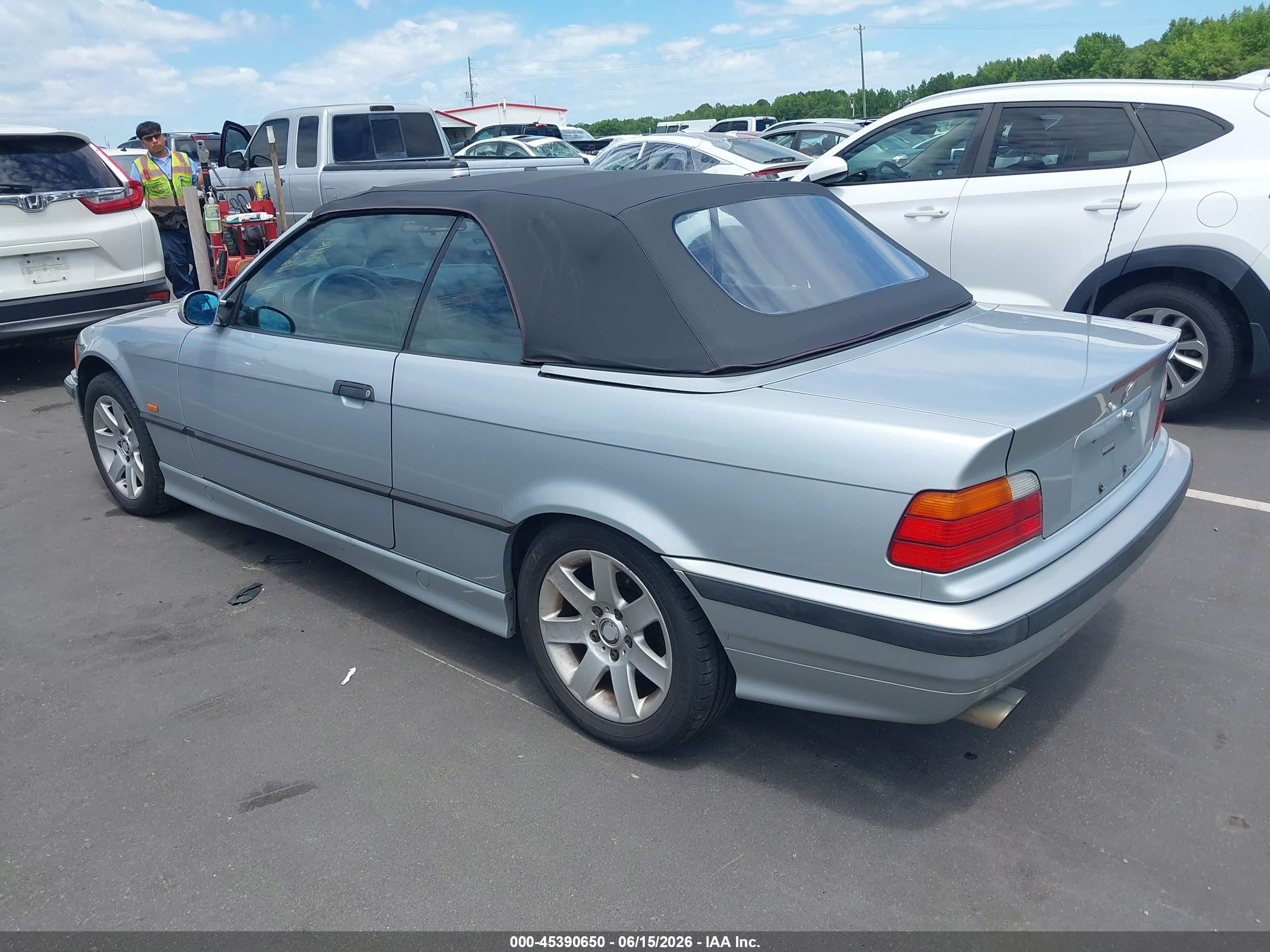 1997 Bmw 328ic   Silver vin: WBABK8321VEY86013