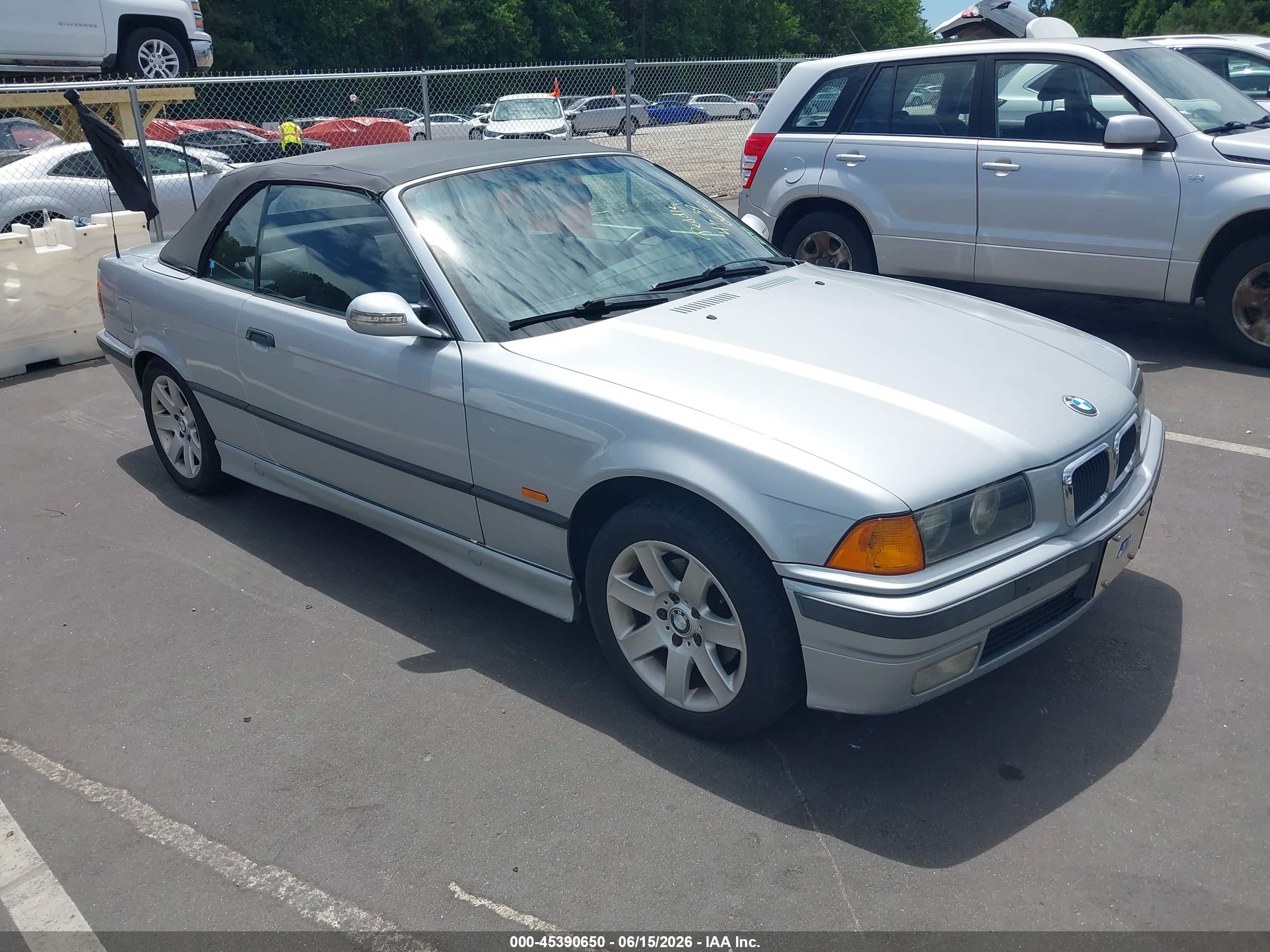 1997 Bmw 328ic   Silver vin: WBABK8321VEY86013
