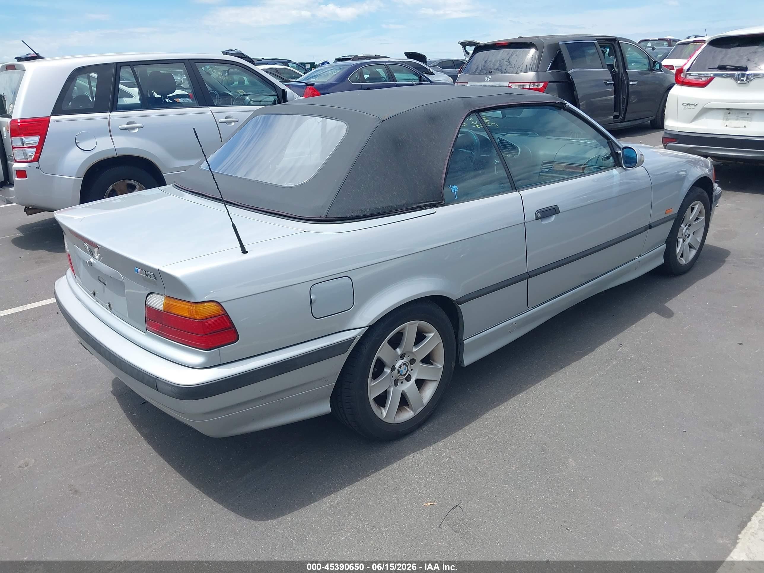 1997 Bmw 328ic   Silver vin: WBABK8321VEY86013