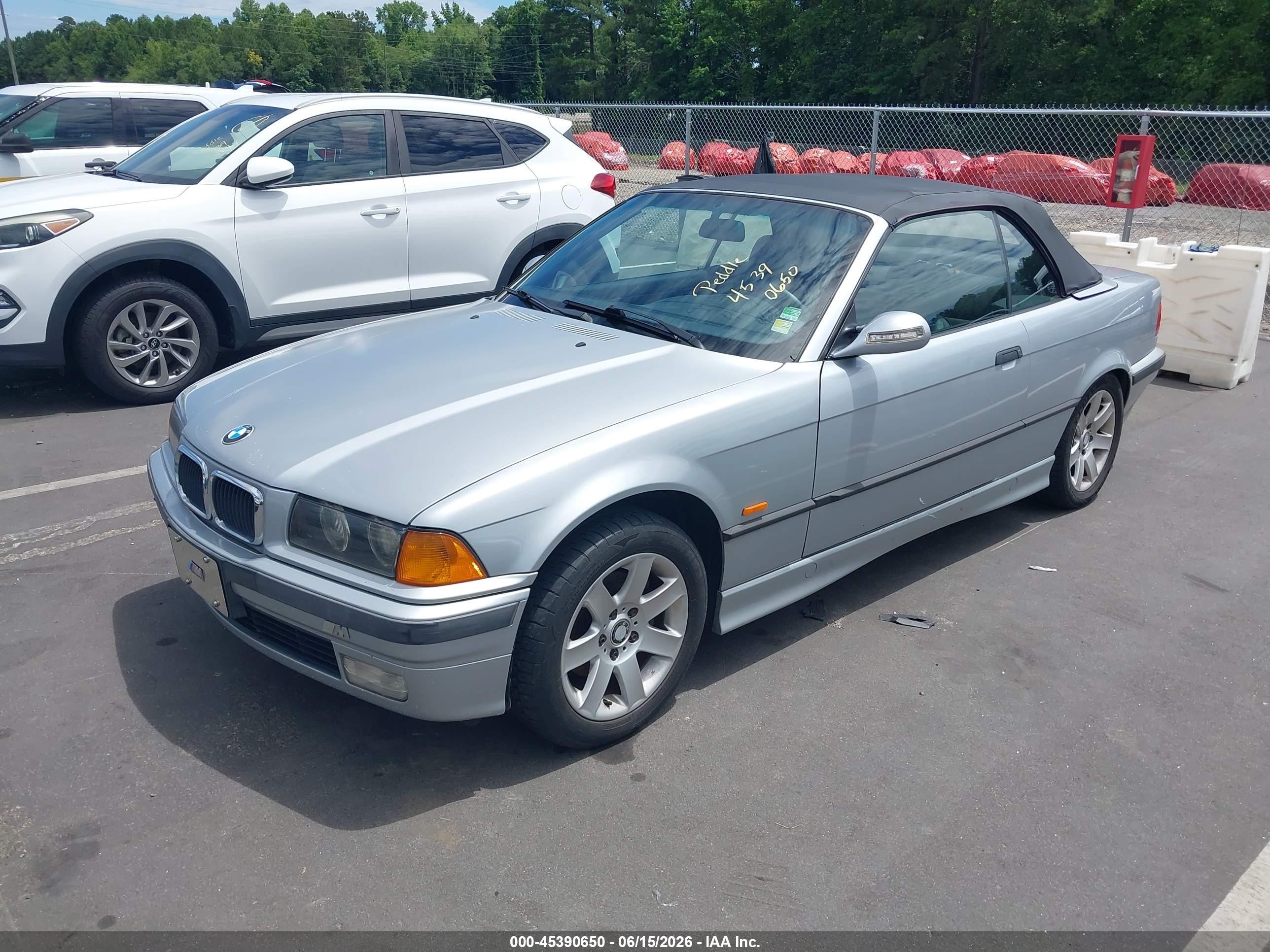 1997 Bmw 328ic   Silver vin: WBABK8321VEY86013