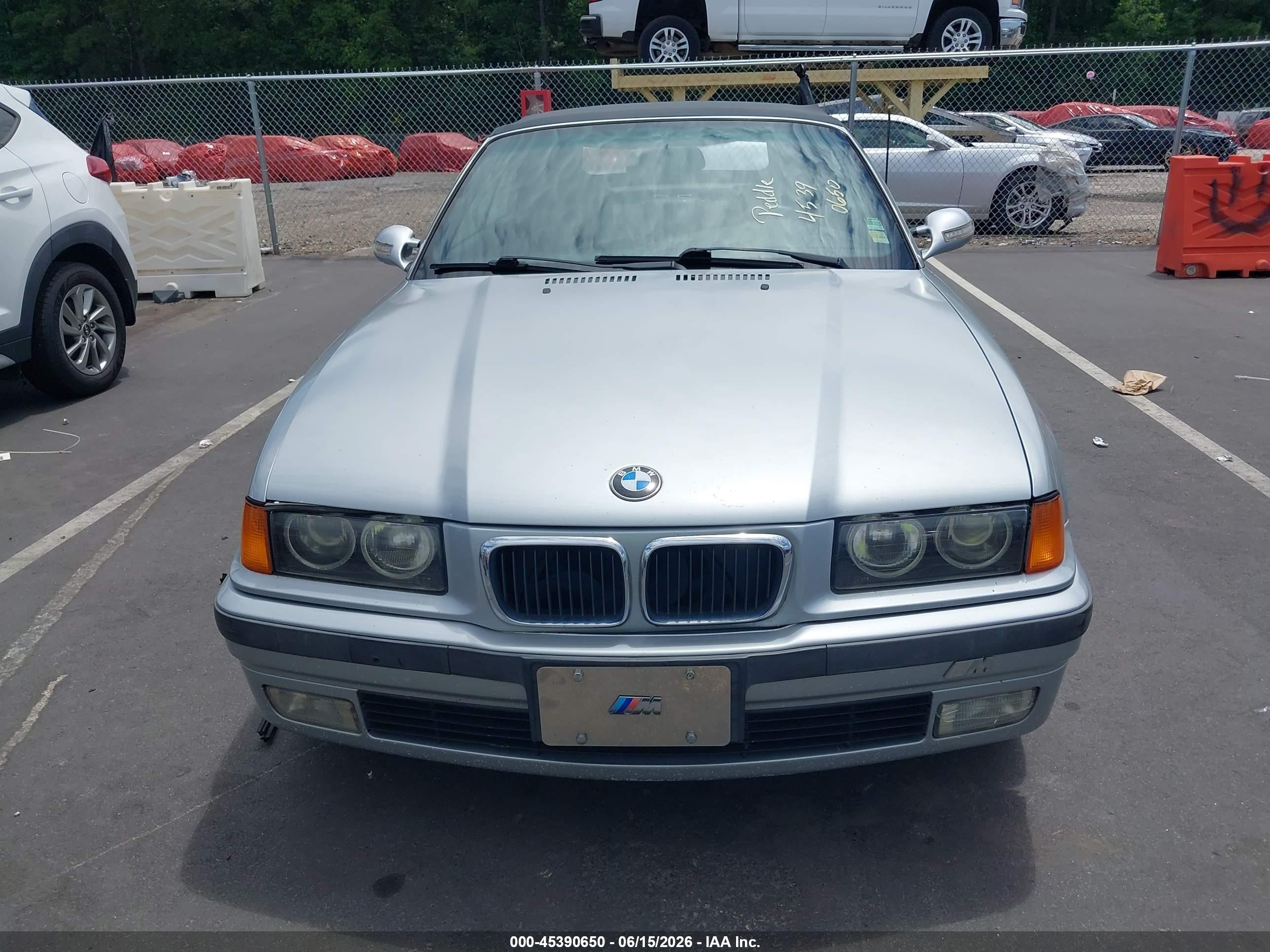 1997 Bmw 328ic   Silver vin: WBABK8321VEY86013