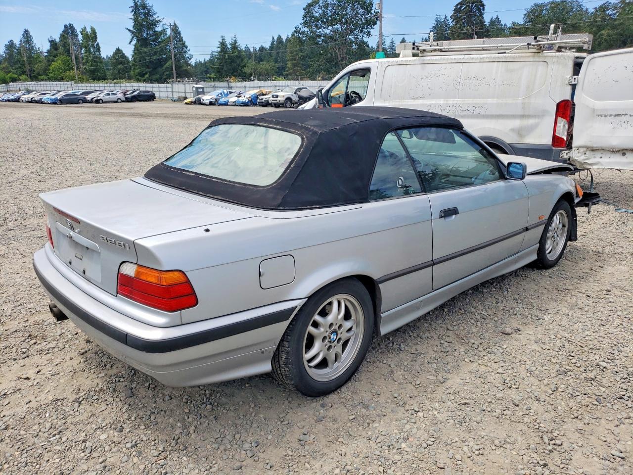 1998 Bmw 328 Ic Automatic Silver vin: WBABK8323WEY87603
