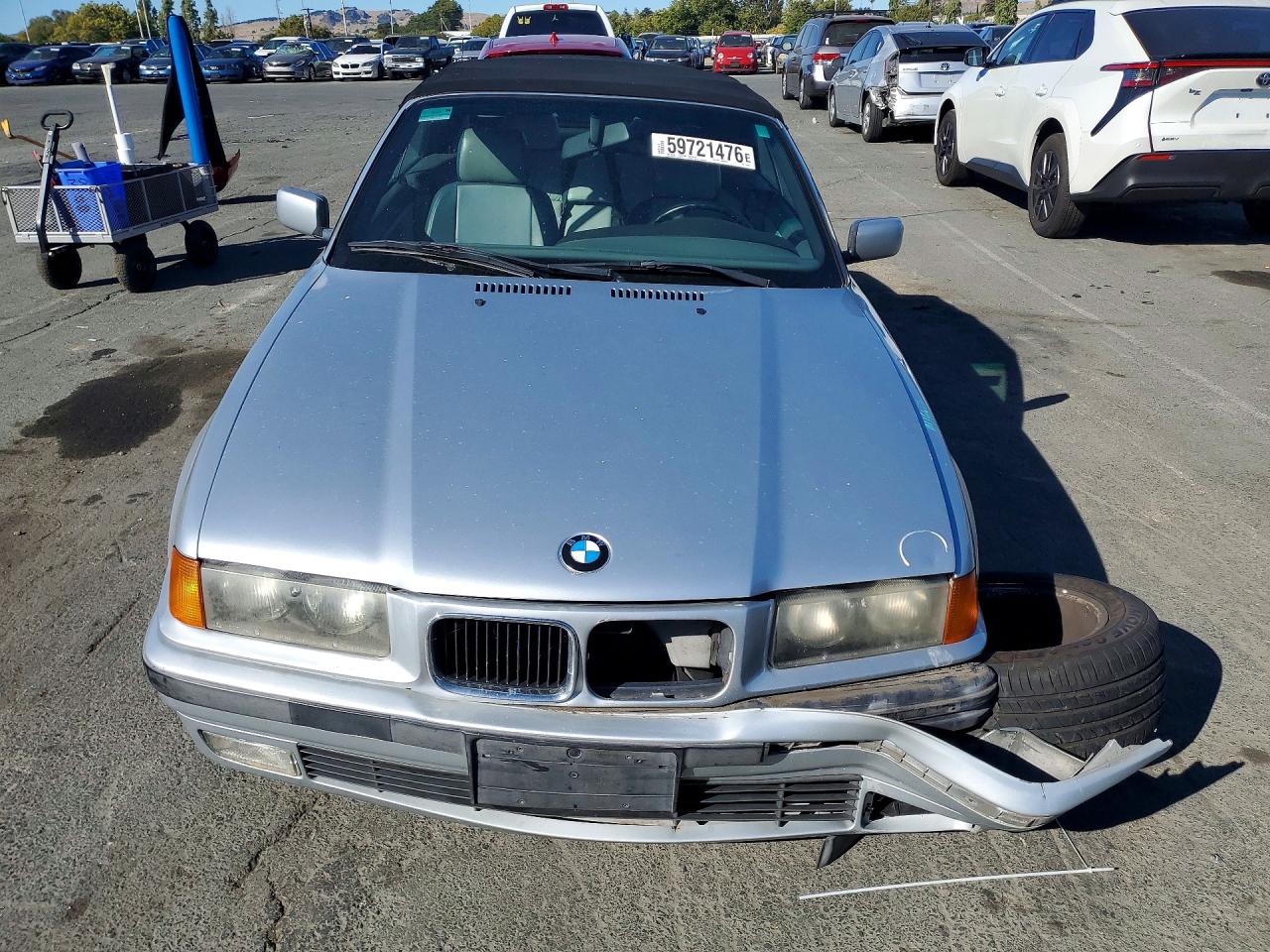 1996 Bmw 328 Ic Automatic Silver vin: WBABK8324TET91138