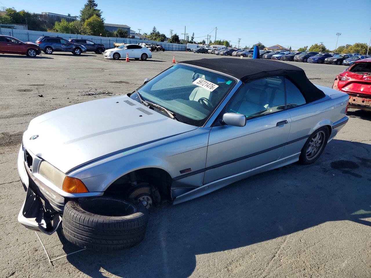 1996 Bmw 328 Ic Automatic Silver vin: WBABK8324TET91138