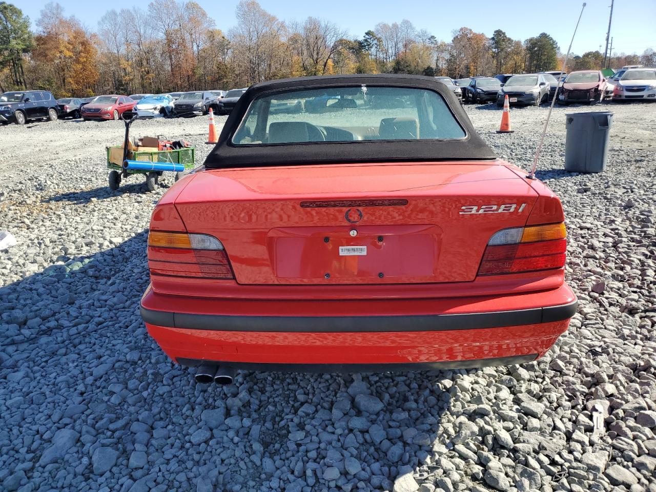 1996 Bmw 328 Ic Automatic Red vin: WBABK8324TET91950