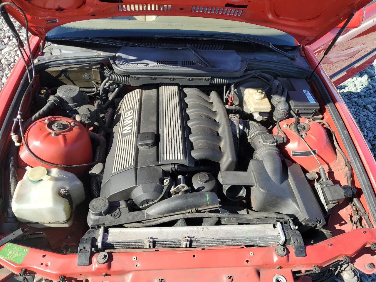 1996 Bmw 328 Ic Automatic Red vin: WBABK8324TET91950