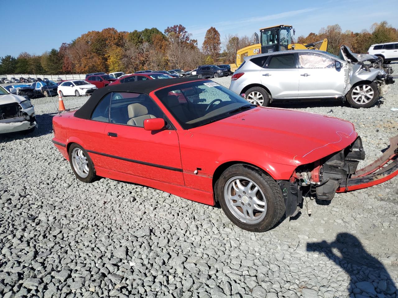 1996 Bmw 328 Ic Automatic Red vin: WBABK8324TET91950