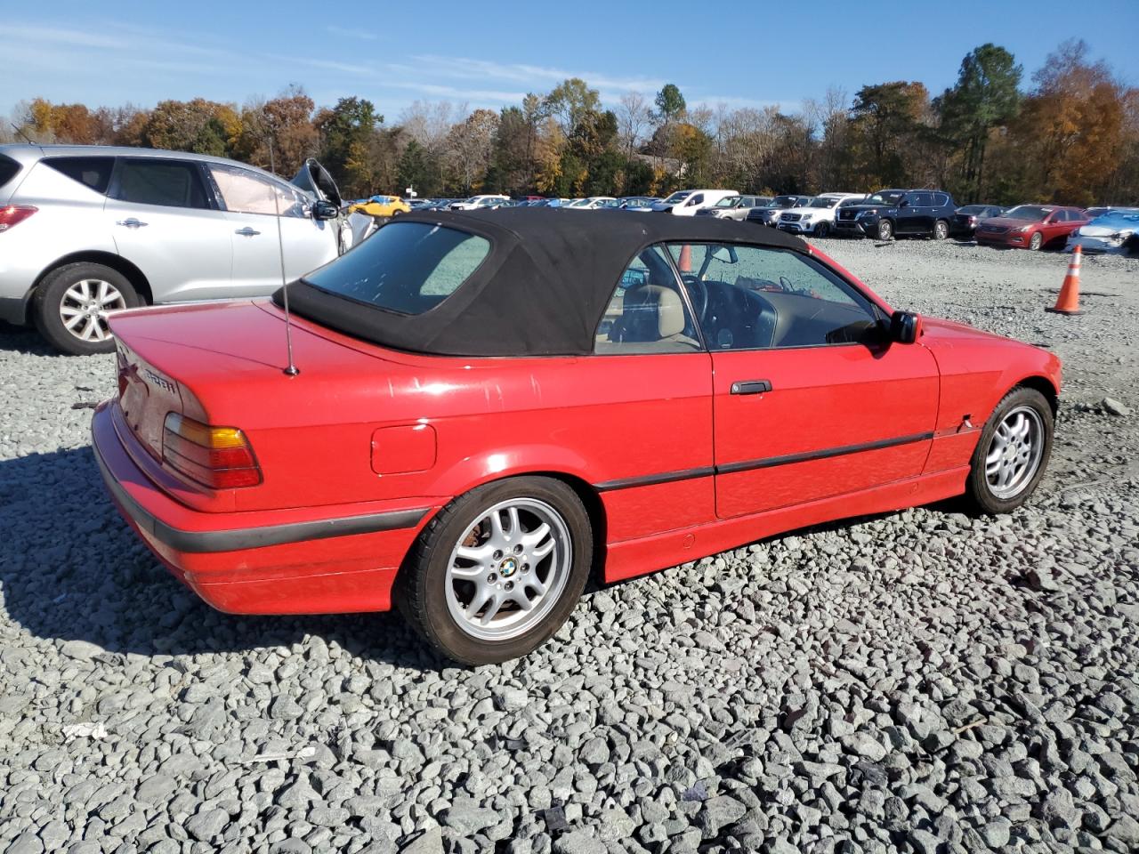 1996 Bmw 328 Ic Automatic Red vin: WBABK8324TET91950
