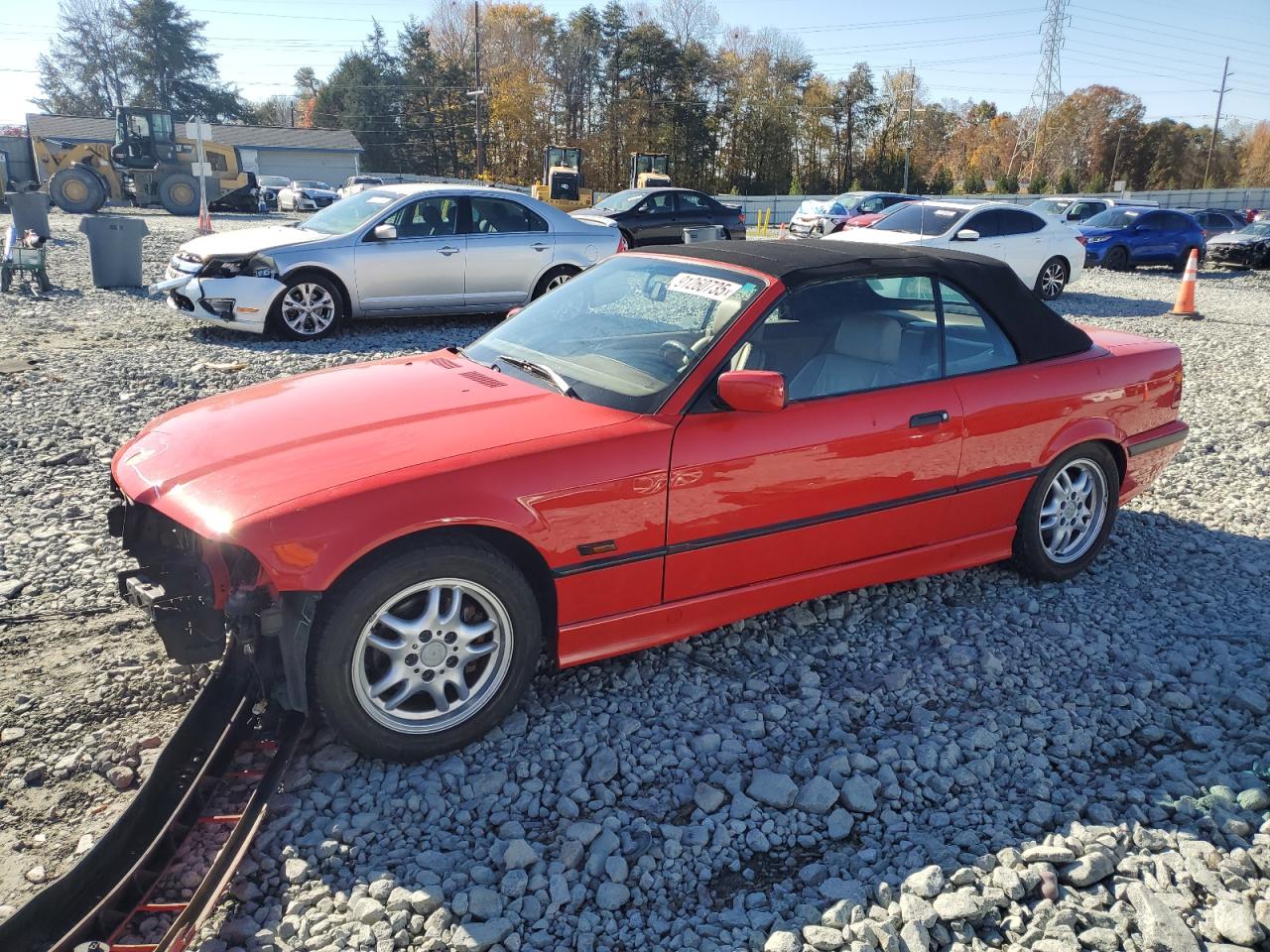 1996 Bmw 328 Ic Automatic Red vin: WBABK8324TET91950
