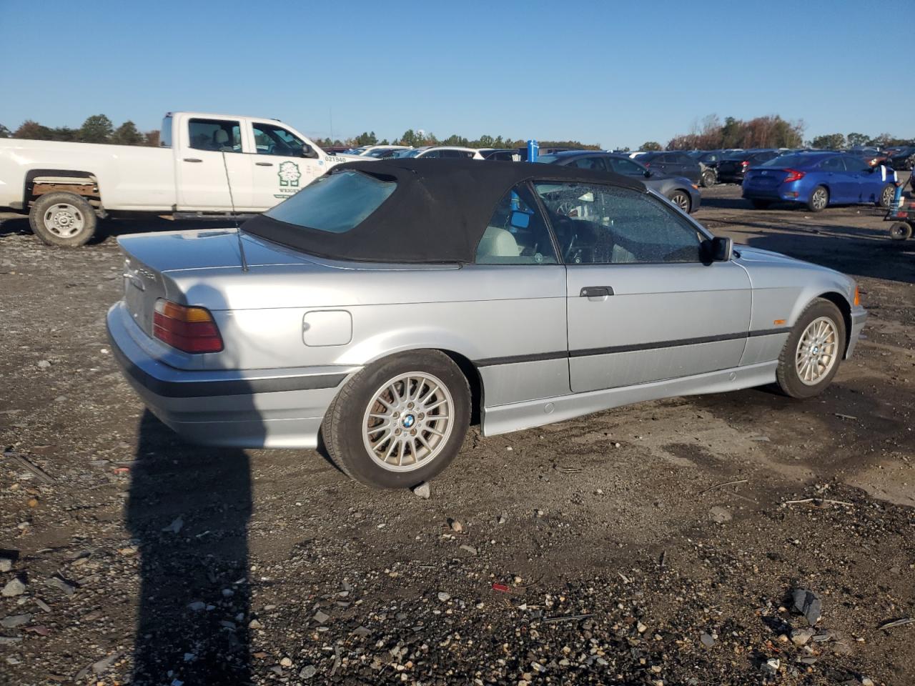 1997 Bmw 328 Ic Automatic Silver vin: WBABK8324VET98755