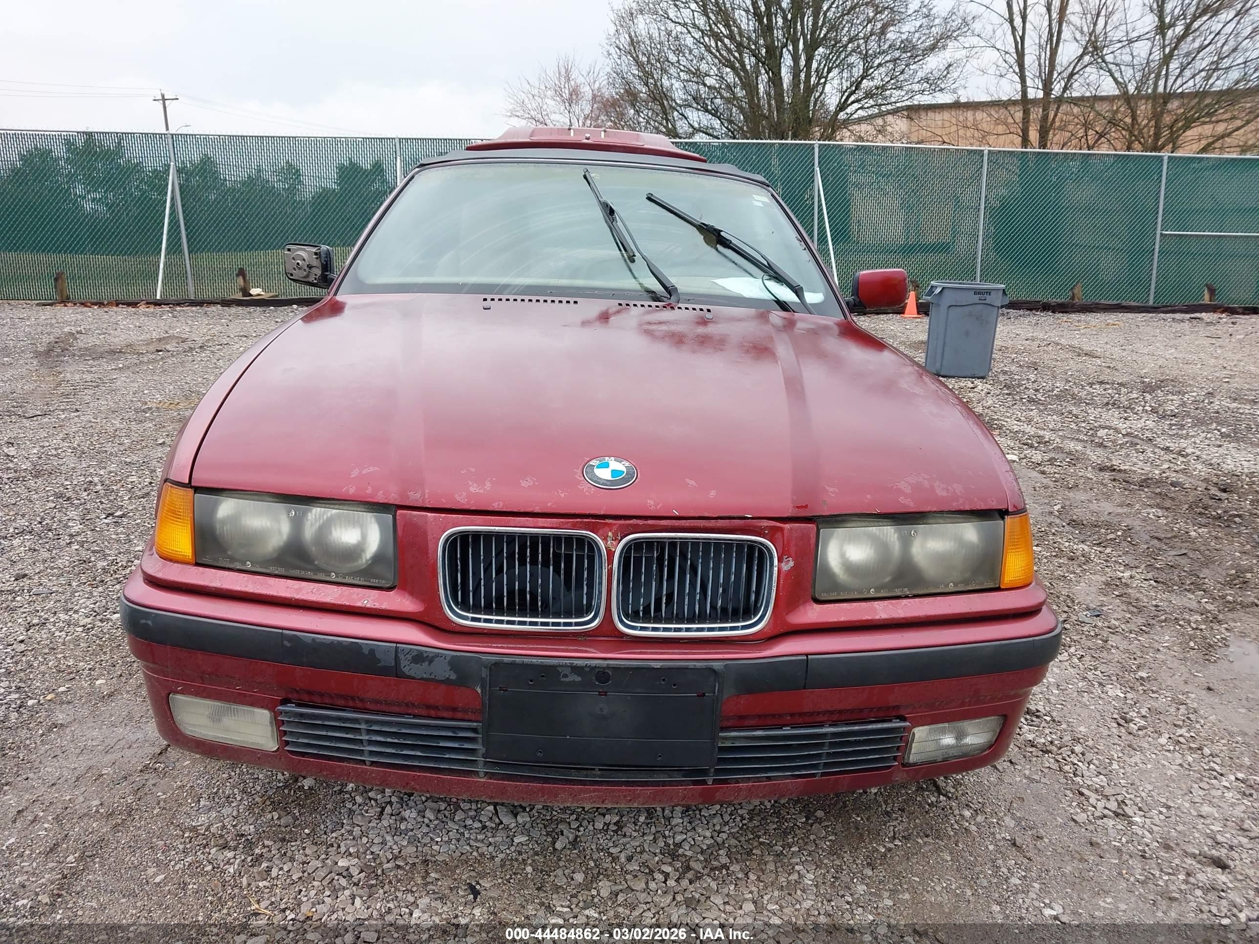 1996 Bmw 328 Ic Automatic Red vin: WBABK8325TET91746