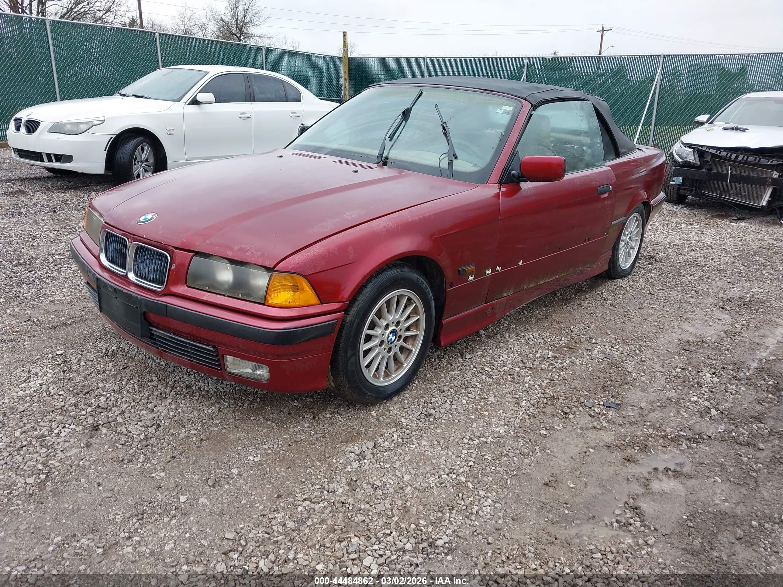 1996 Bmw 328 Ic Automatic Red vin: WBABK8325TET91746