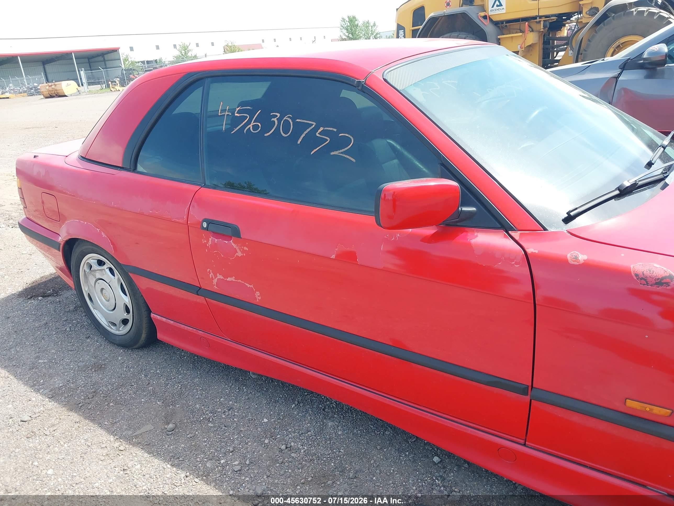 1997 Bmw 328ic   Красный vin: WBABK8325VET95329