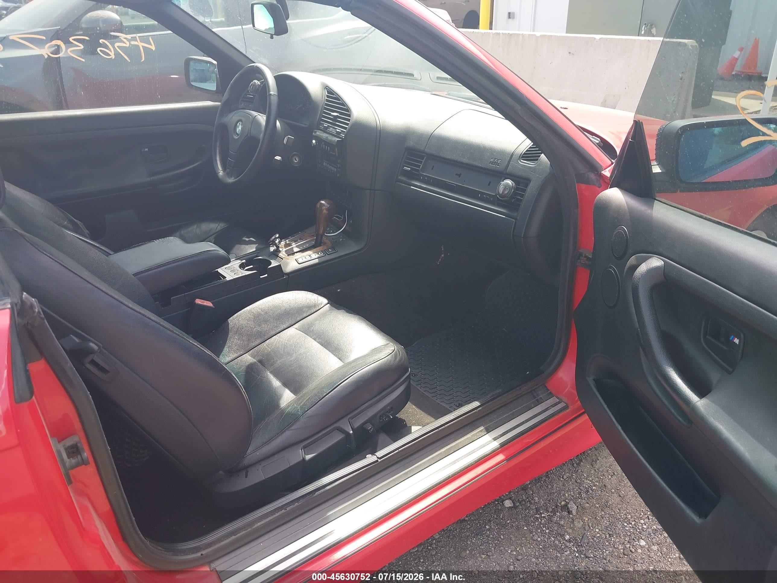 1997 Bmw 328ic   Красный vin: WBABK8325VET95329
