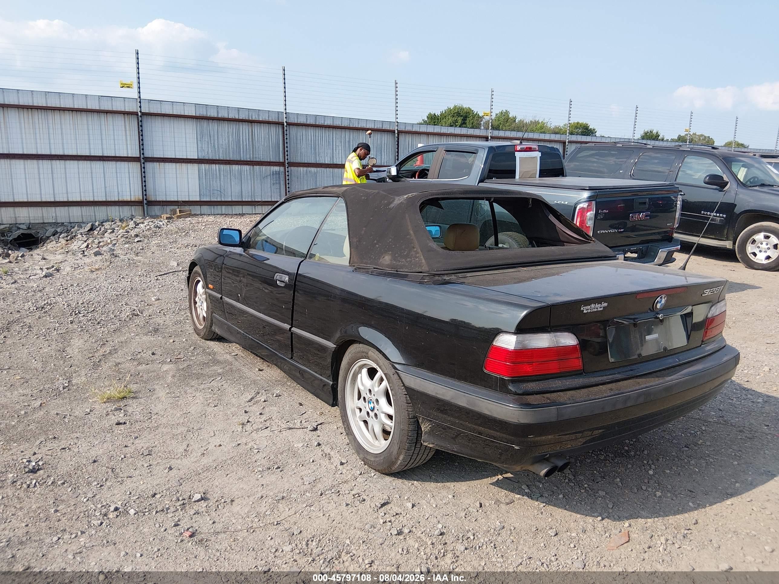1997 Bmw 328ic   Black vin: WBABK8325VEY85124