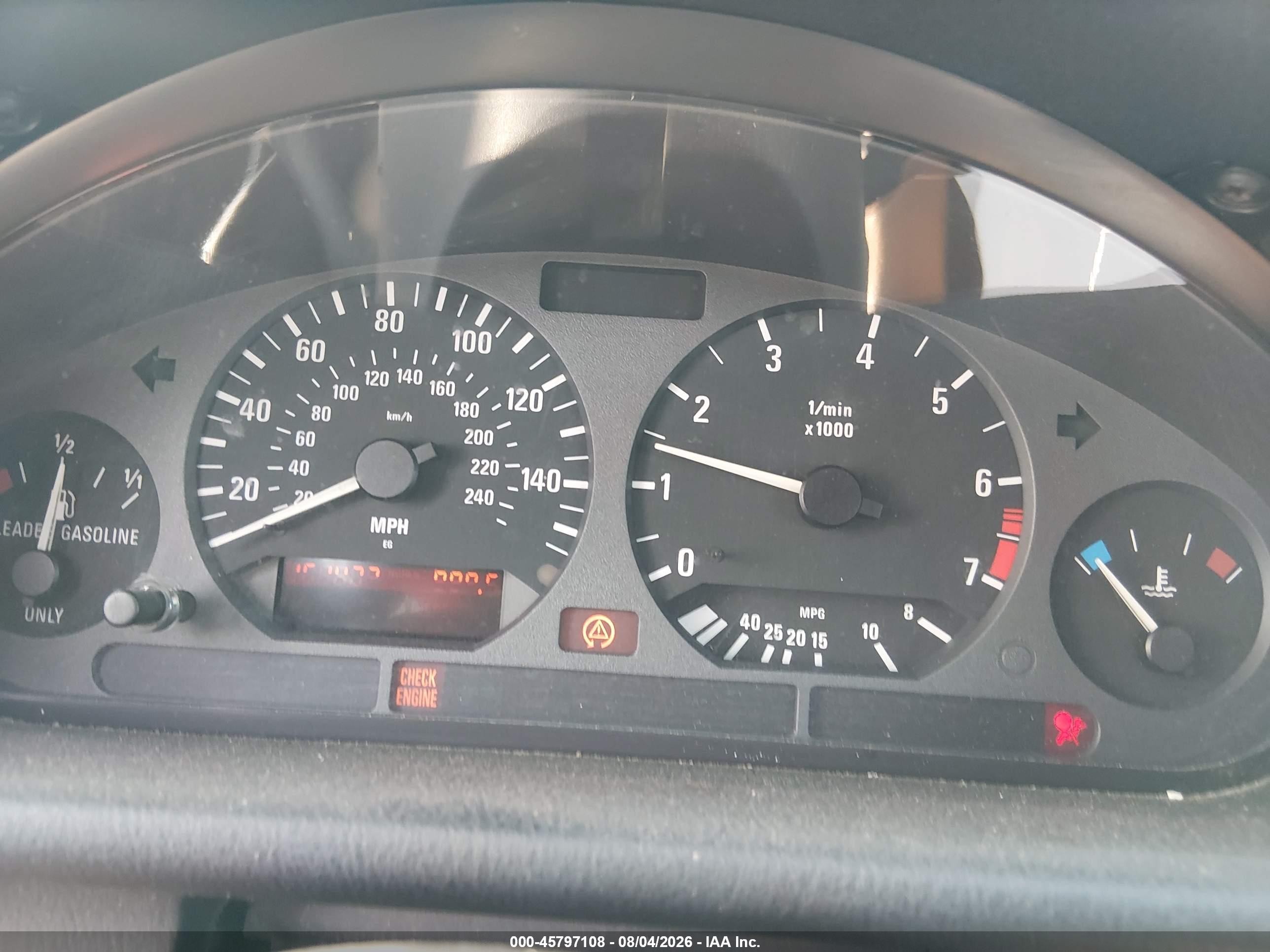1997 Bmw 328ic   Black vin: WBABK8325VEY85124