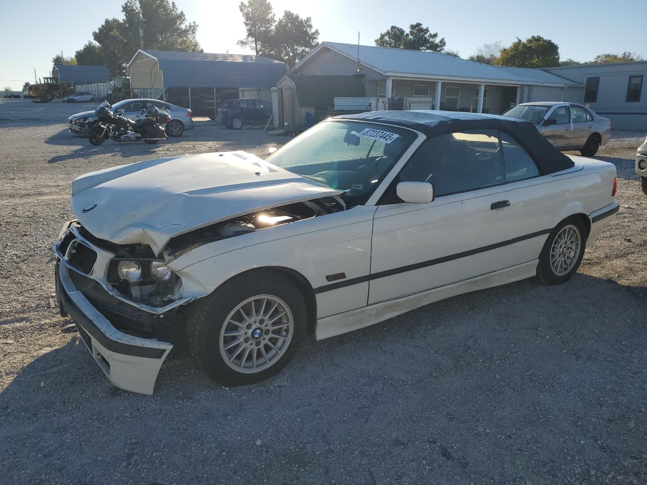 1996 Bmw 328 Ic Automatic White vin: WBABK8326TET92694
