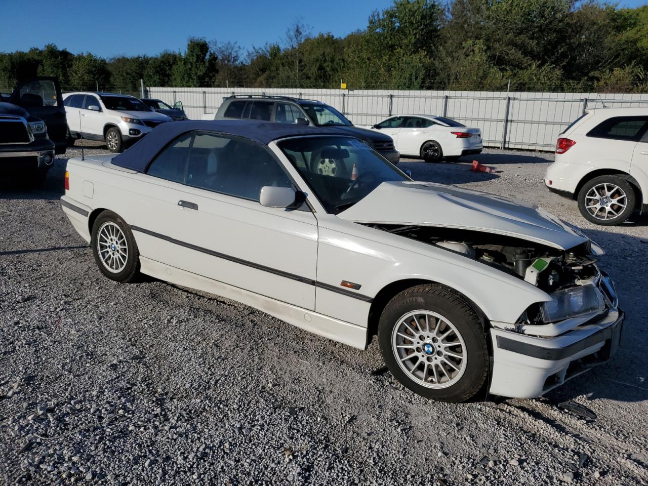 1996 Bmw 328 Ic Automatic White vin: WBABK8326TET92694