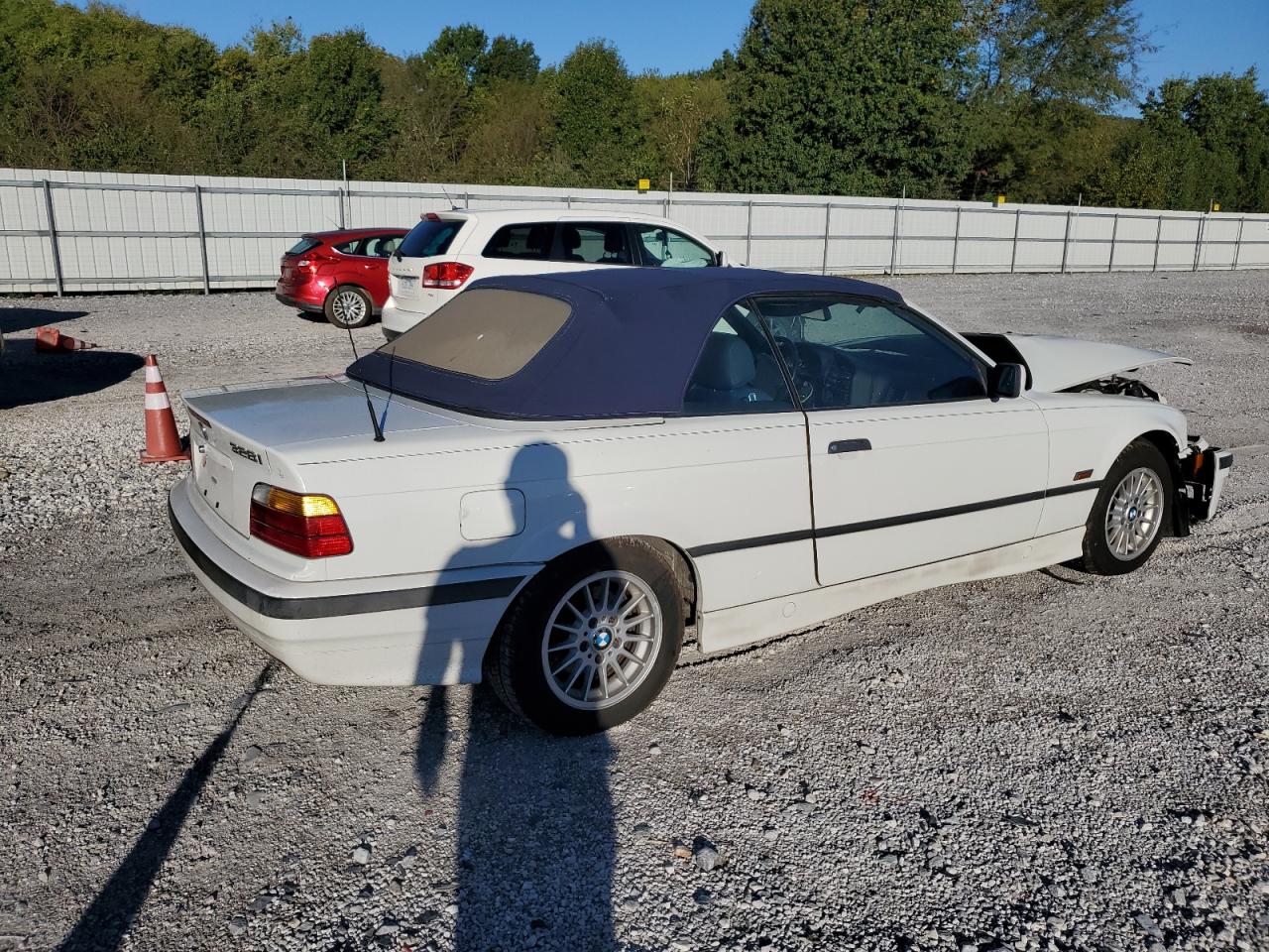 1996 Bmw 328 Ic Automatic White vin: WBABK8326TET92694