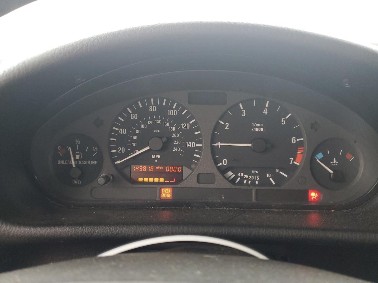 1996 Bmw 328 Ic Automatic Black vin: WBABK8327TET93904