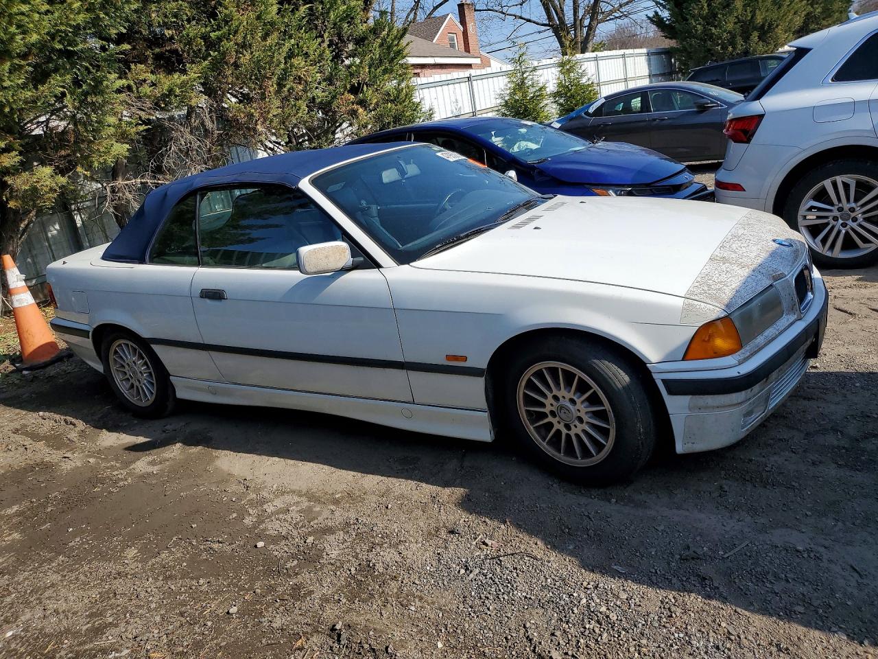 1997 Bmw 328 Ic Automatic White vin: WBABK8327VEY85755