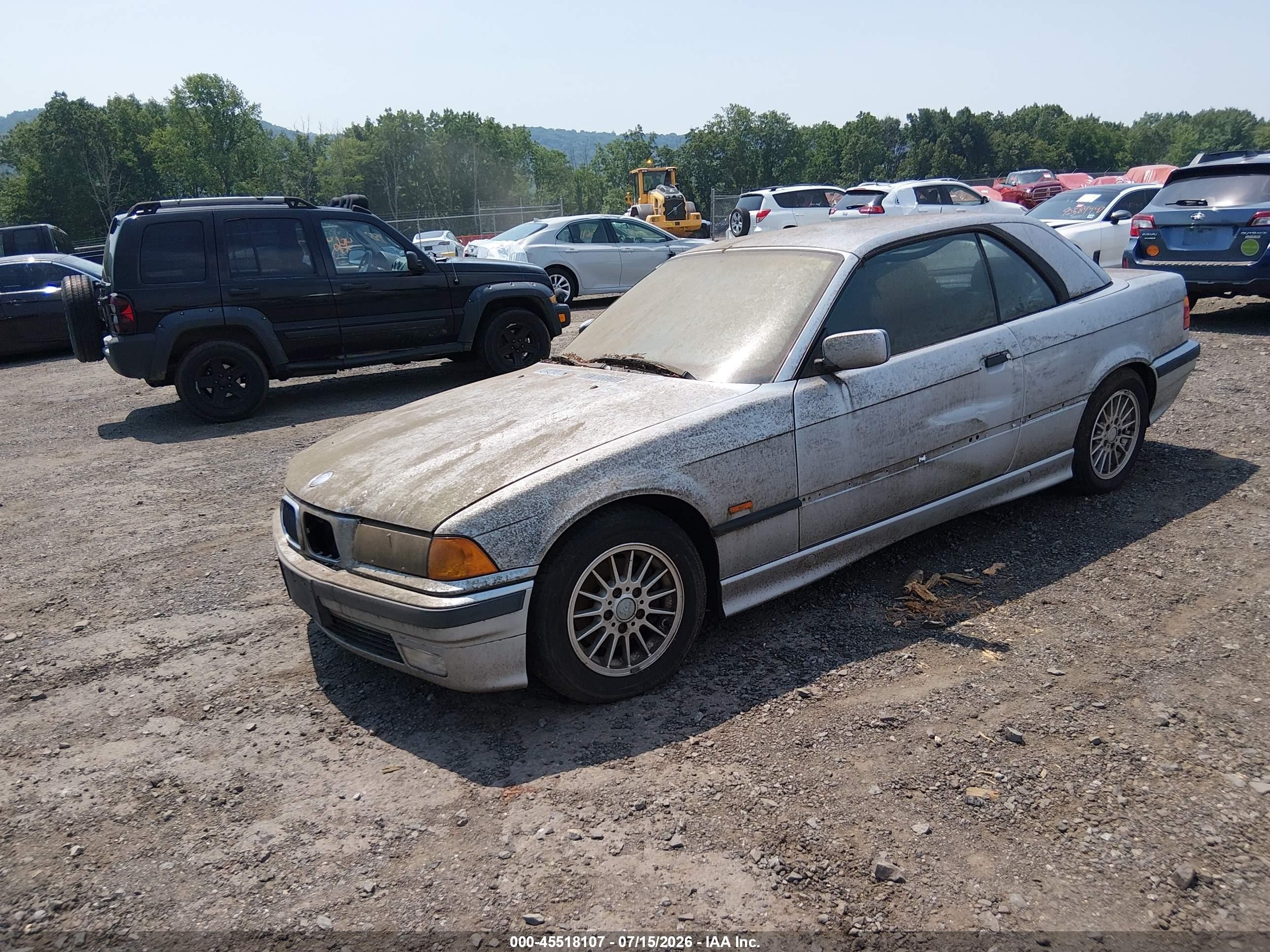 1998 Bmw 328ic   Silver vin: WBABK8327WEY87233