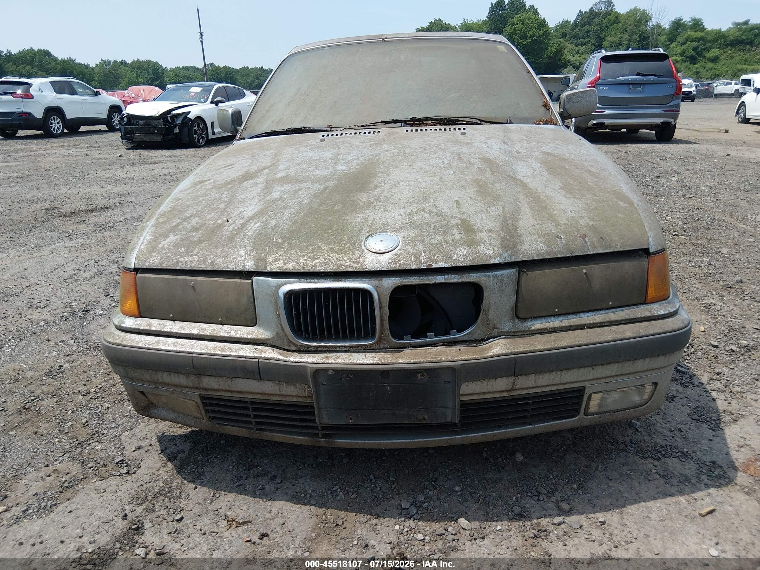 1998 Bmw 328ic   Silver vin: WBABK8327WEY87233