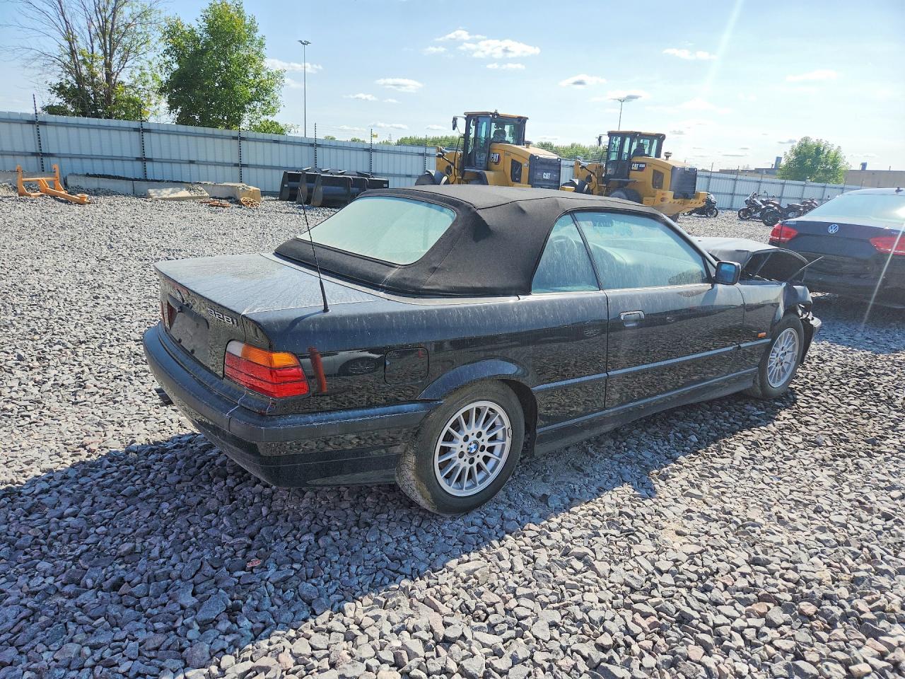 1997 Bmw 328 Ic Automatic Black vin: WBABK8328VEY85232