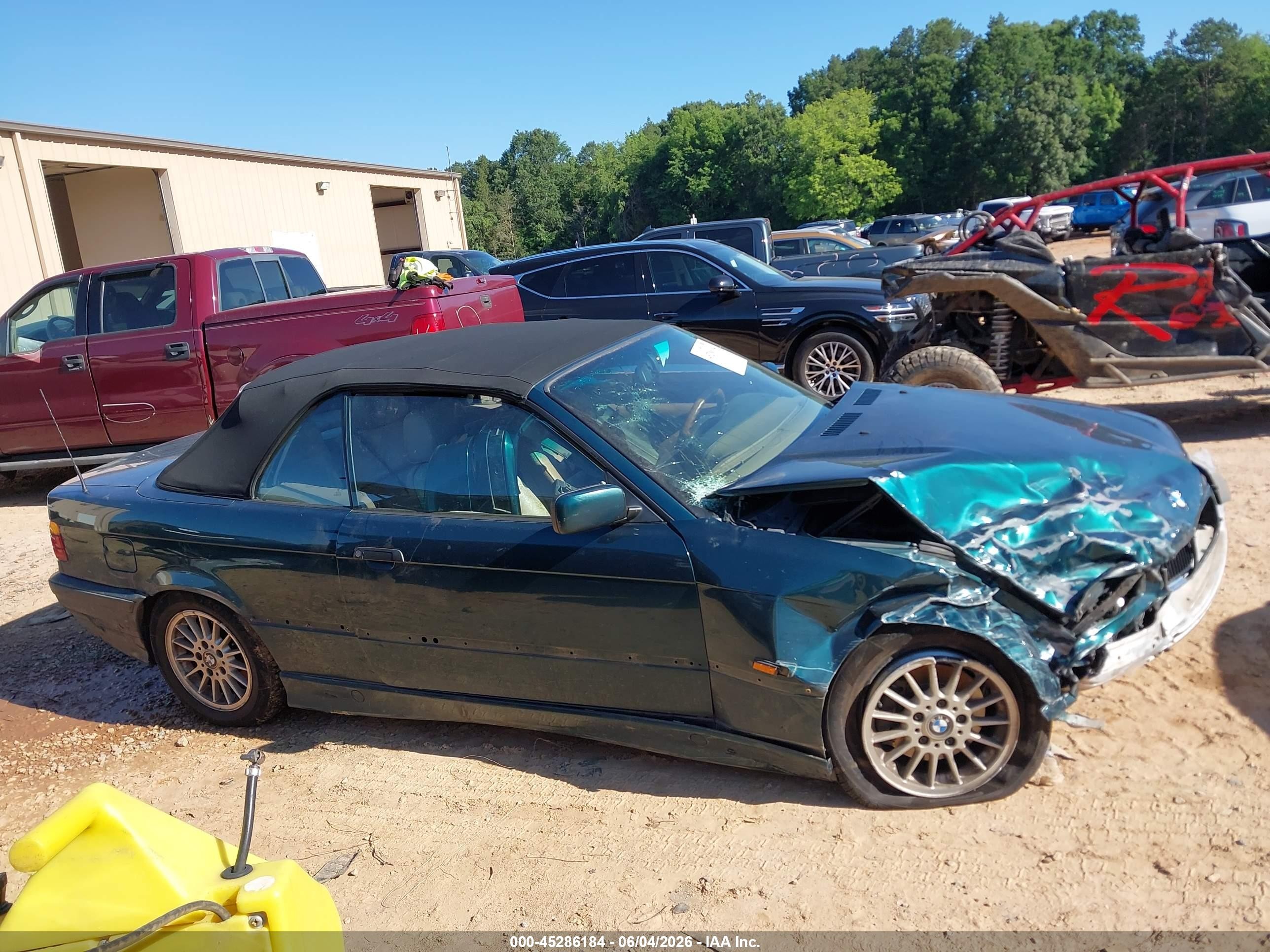 1996 Bmw 328 Ic Automatic Green vin: WBABK8329TET91328