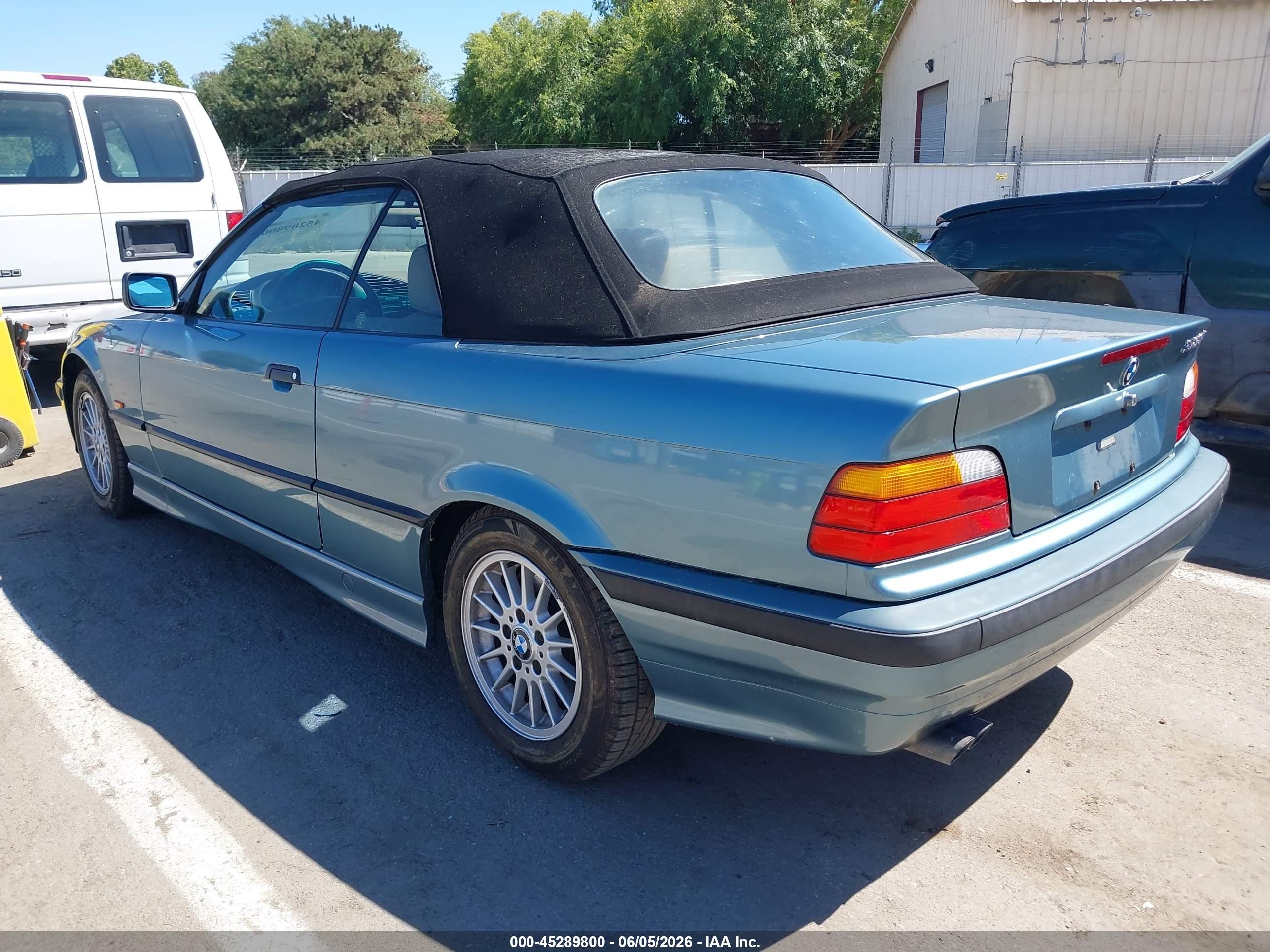1997 Bmw 328ic   Light Blue vin: WBABK8329VEY85434