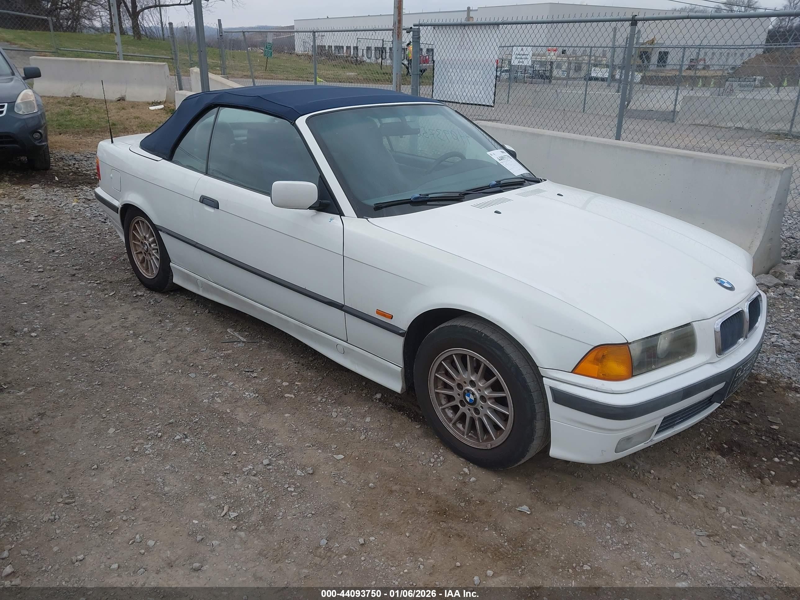 1998 Bmw 328ic   White vin: WBABK8329WEY88710