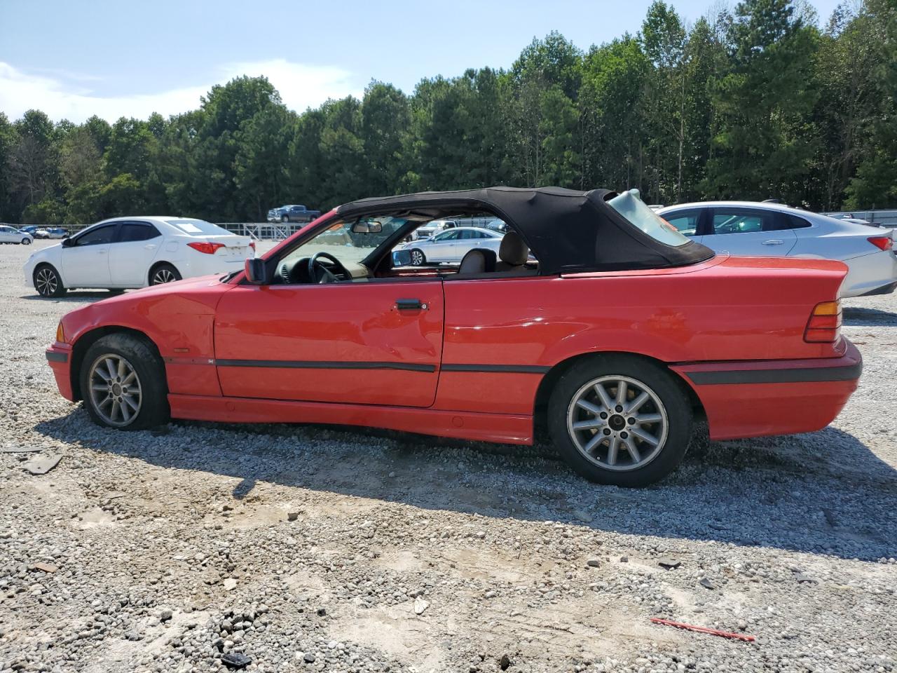 1999 Bmw 328 Ic Automatic Red vin: WBABK8339XEY90631