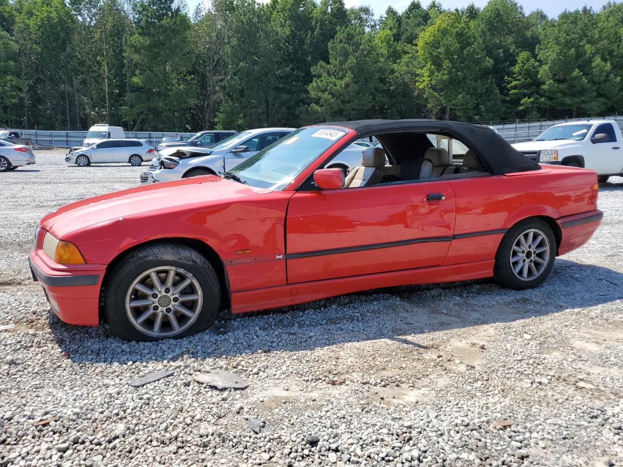 1999 Bmw 328 Ic Automatic Red vin: WBABK8339XEY90631