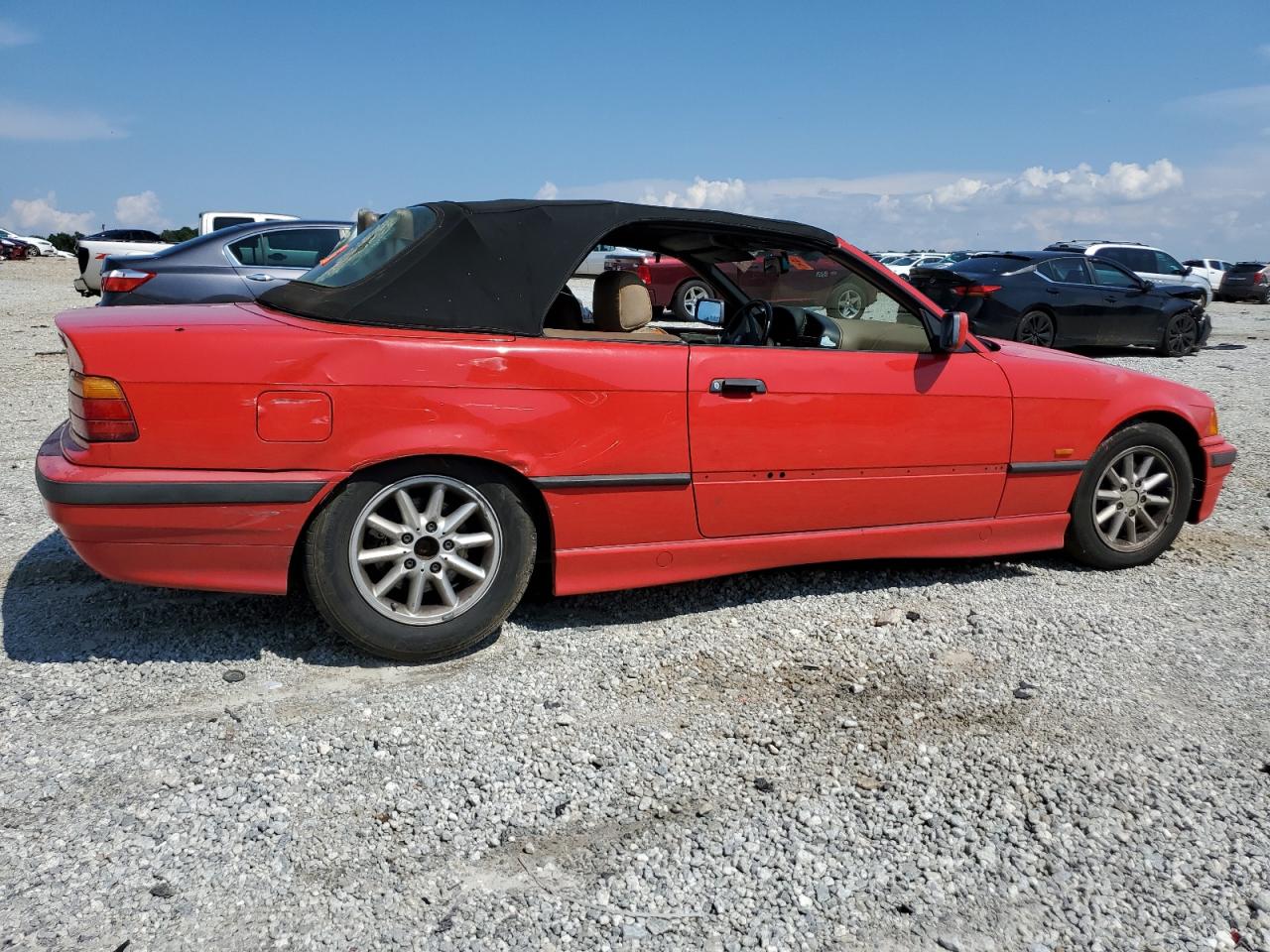 1999 Bmw 328 Ic Automatic Red vin: WBABK8339XEY90631