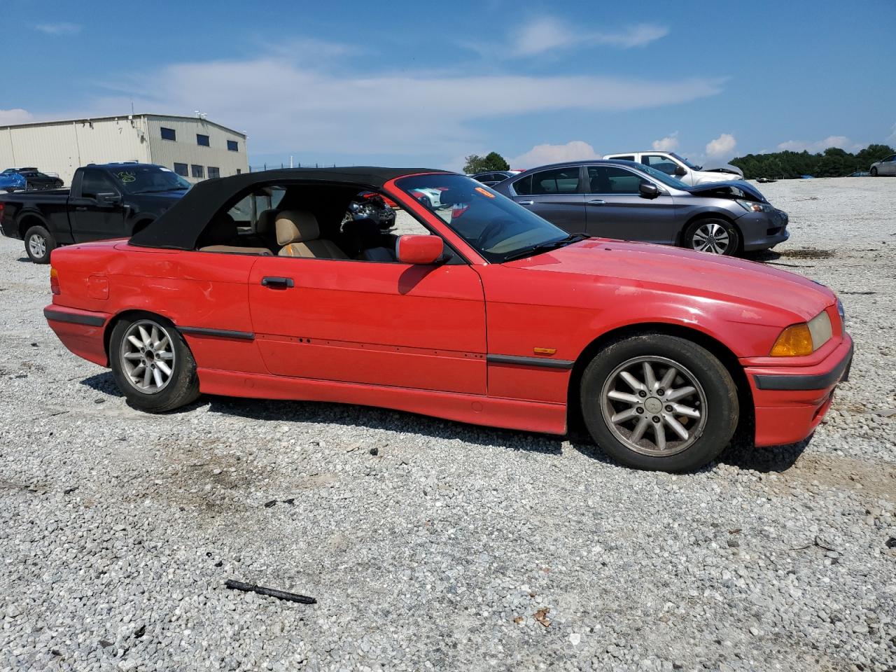 1999 Bmw 328 Ic Automatic Red vin: WBABK8339XEY90631